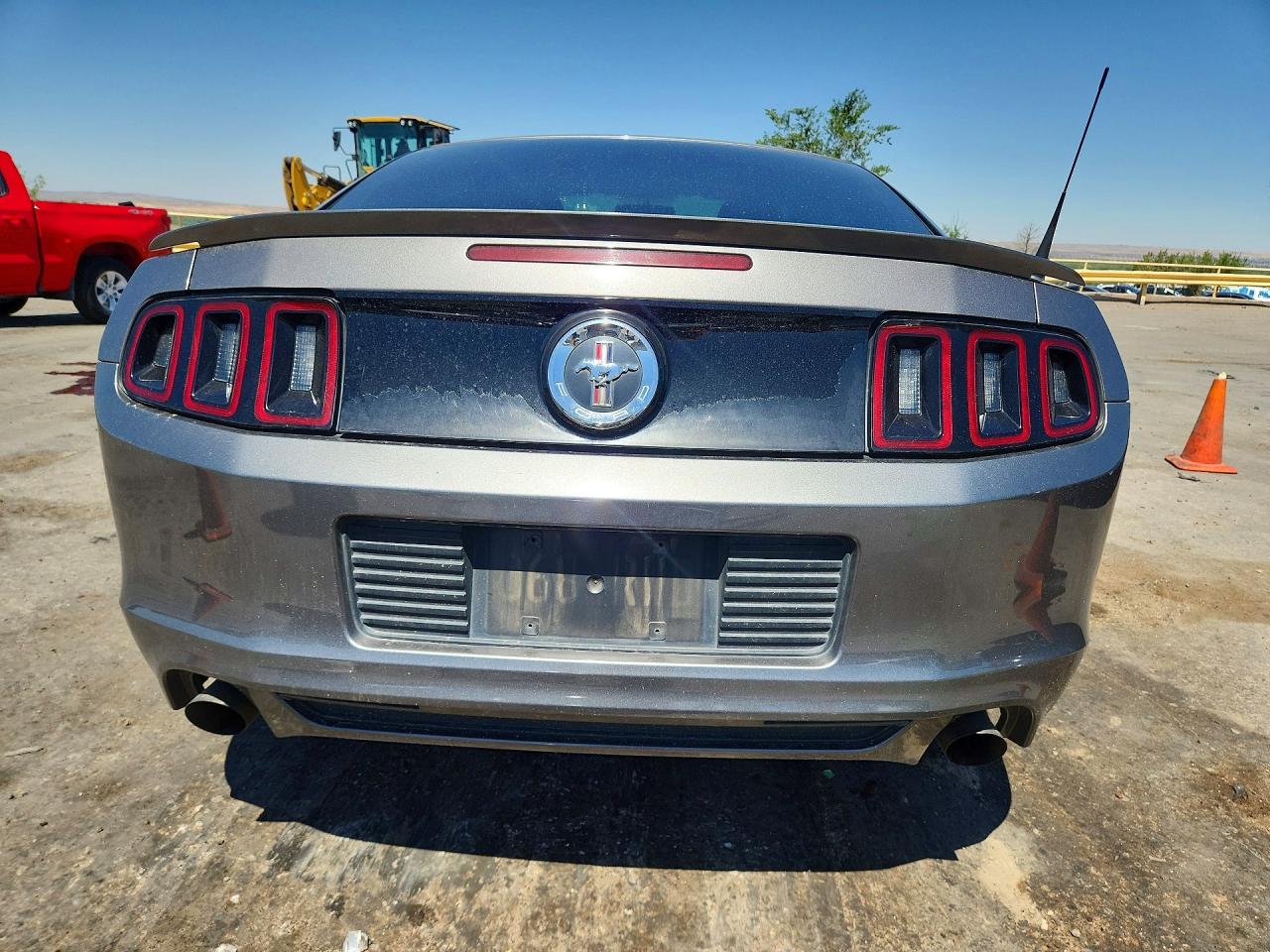 2014 Ford Mustang Gray vin: 1ZVBP8AM0E5205197