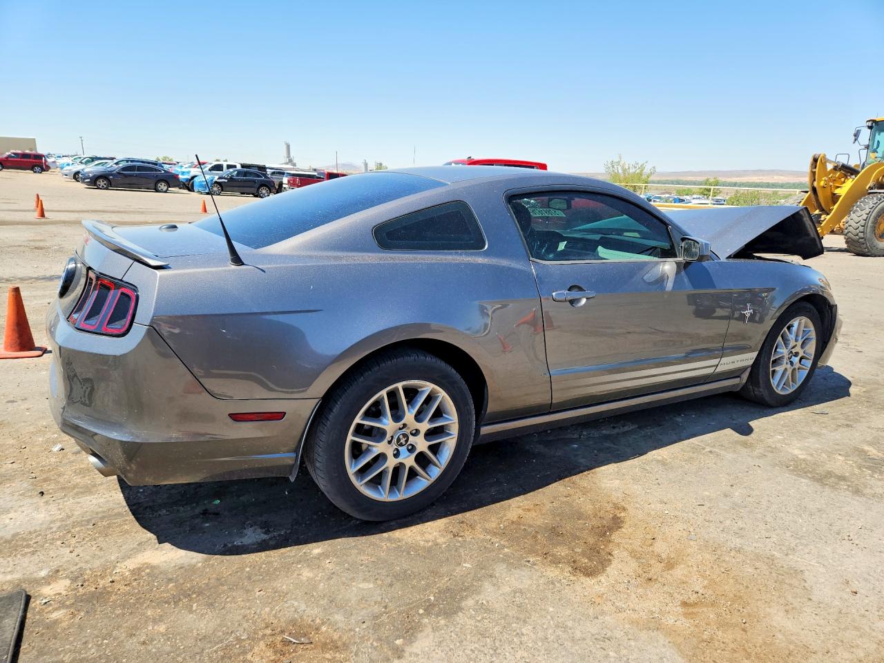 2014 Ford Mustang Gray vin: 1ZVBP8AM0E5205197