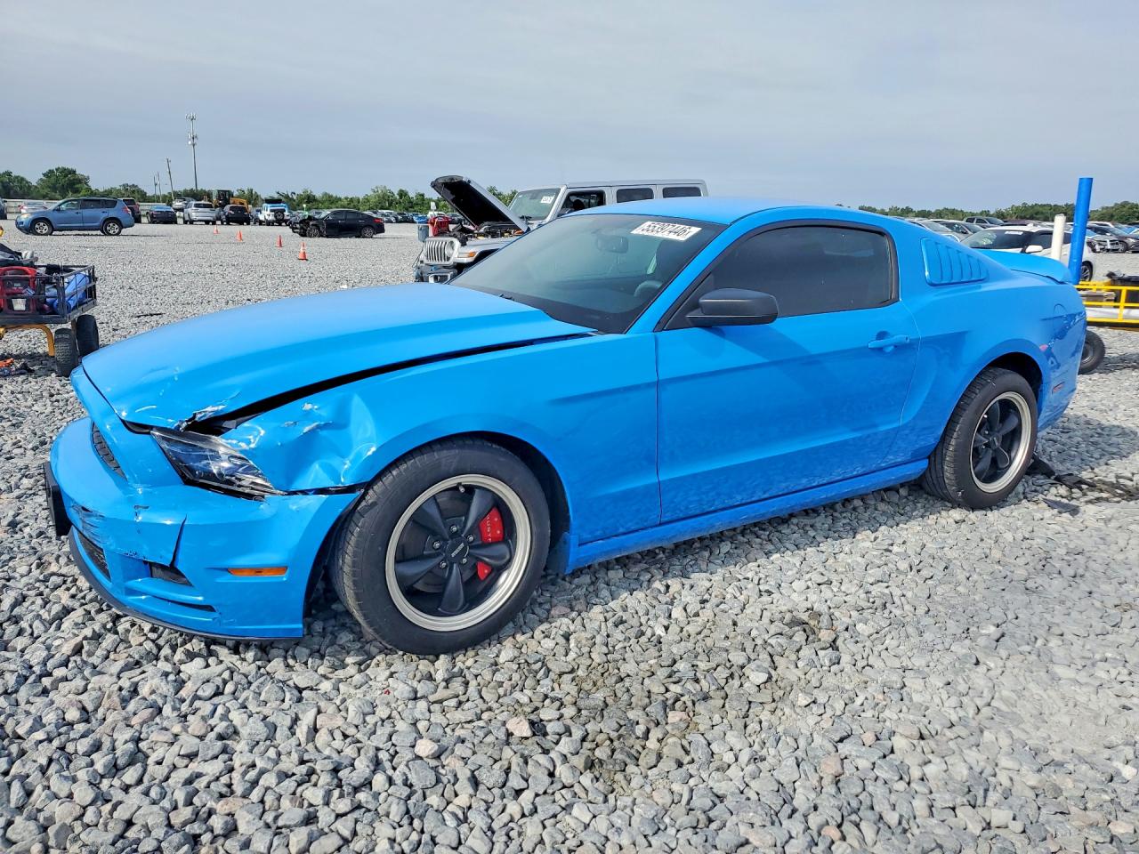 2014 Ford Mustang Blue vin: 1ZVBP8AM0E5240841