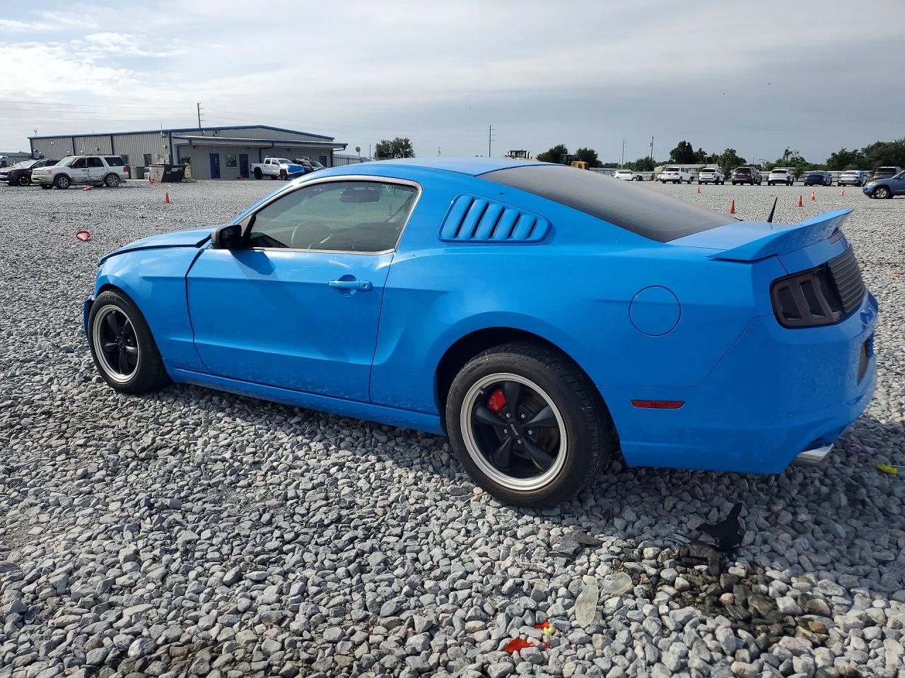2014 Ford Mustang Blue vin: 1ZVBP8AM0E5240841