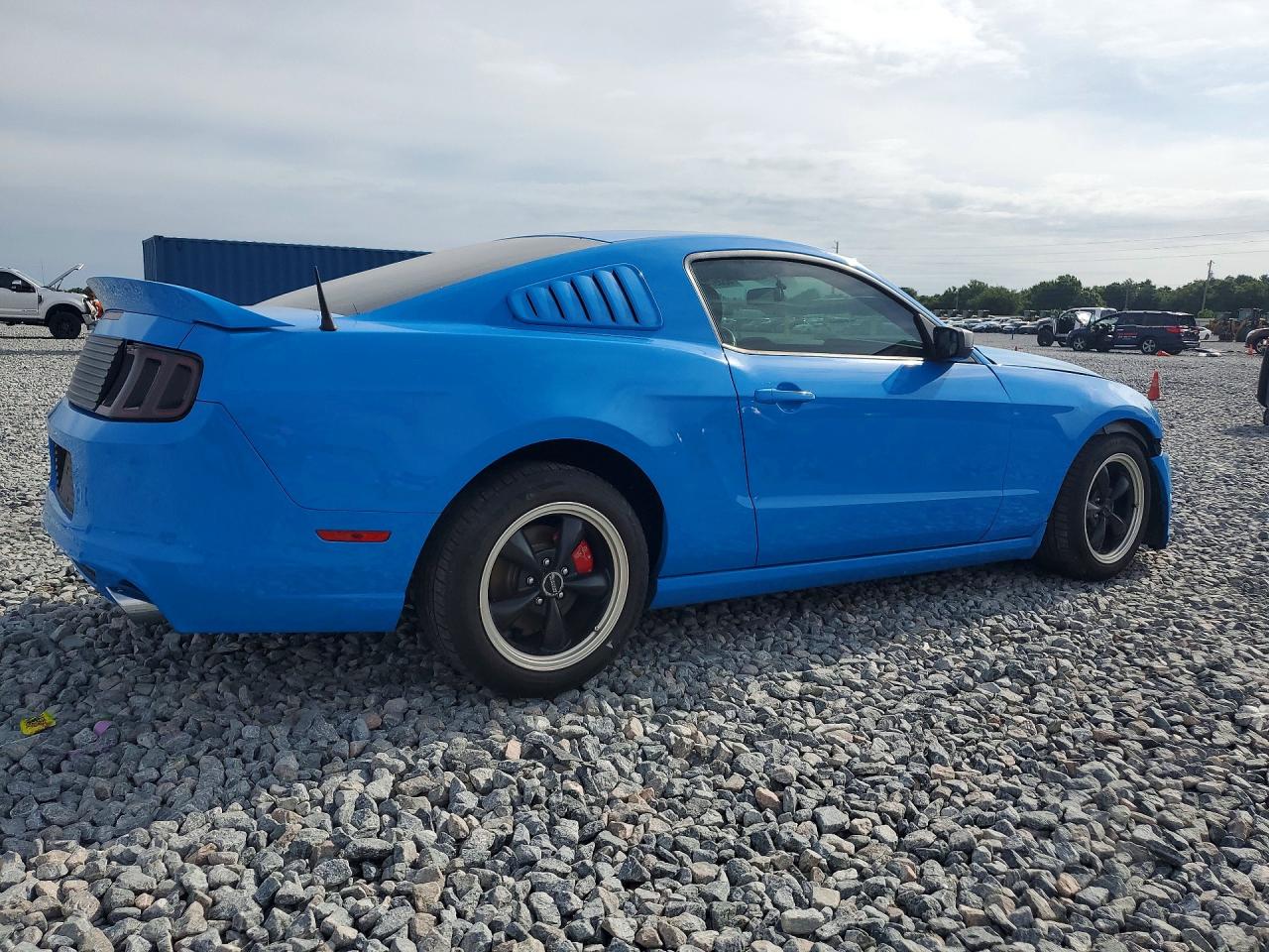 2014 Ford Mustang Blue vin: 1ZVBP8AM0E5240841