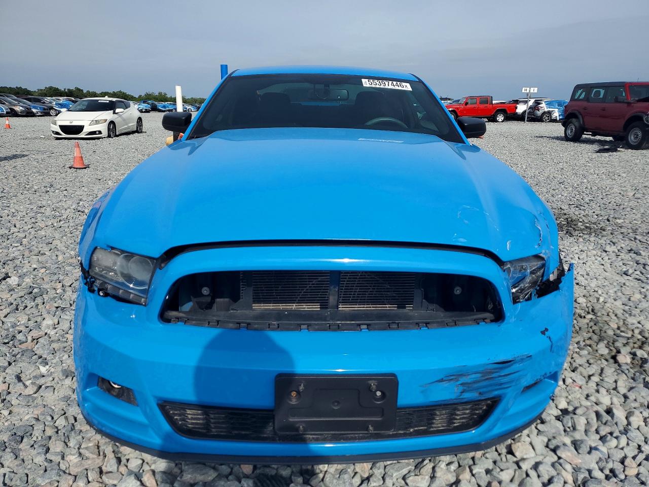 2014 Ford Mustang Blue vin: 1ZVBP8AM0E5240841