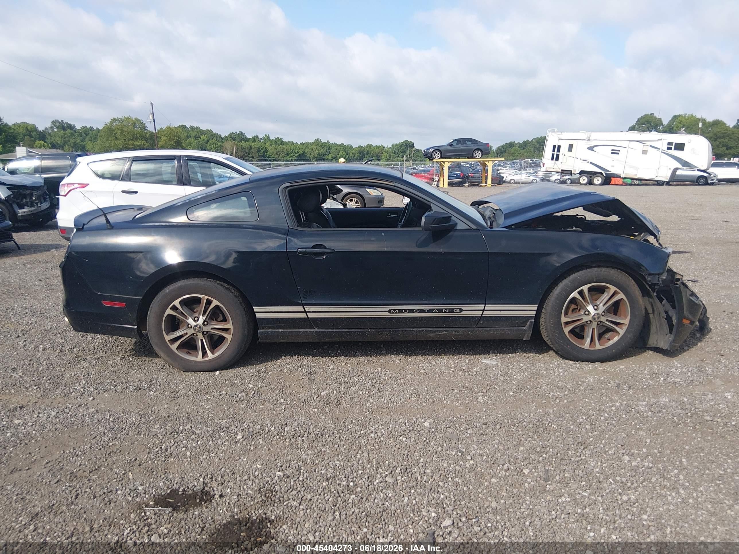 2014 Ford Mustang V6 Premium Black vin: 1ZVBP8AM0E5243884