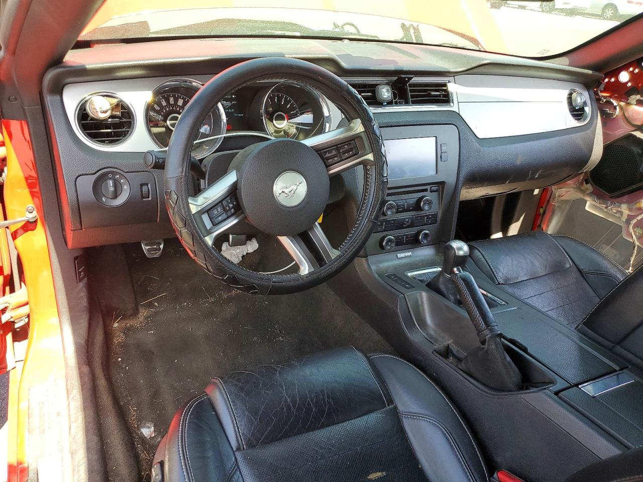 2014 Ford Mustang Red vin: 1ZVBP8AM0E5244906
