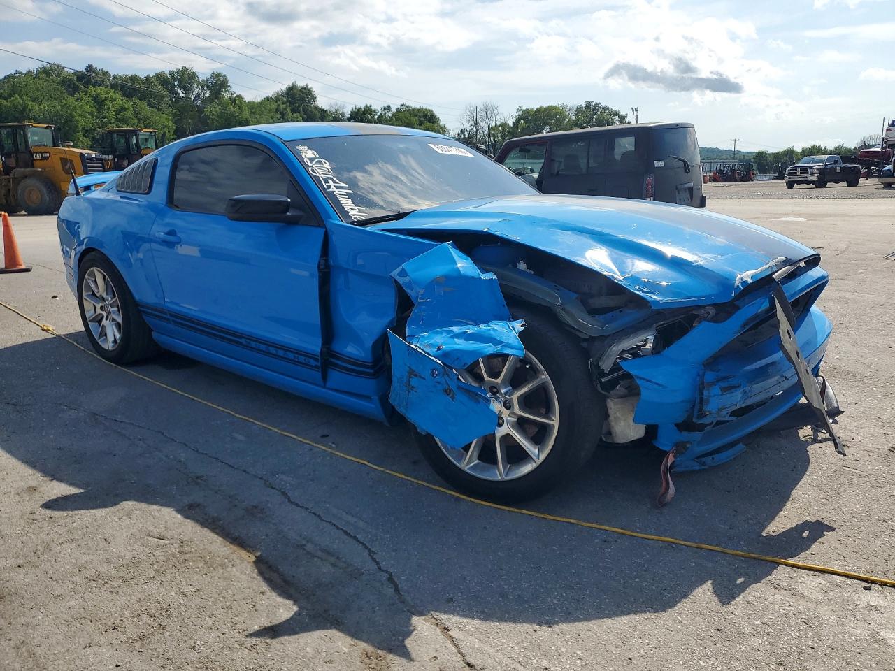 2014 Ford Mustang Blue vin: 1ZVBP8AM0E5245120