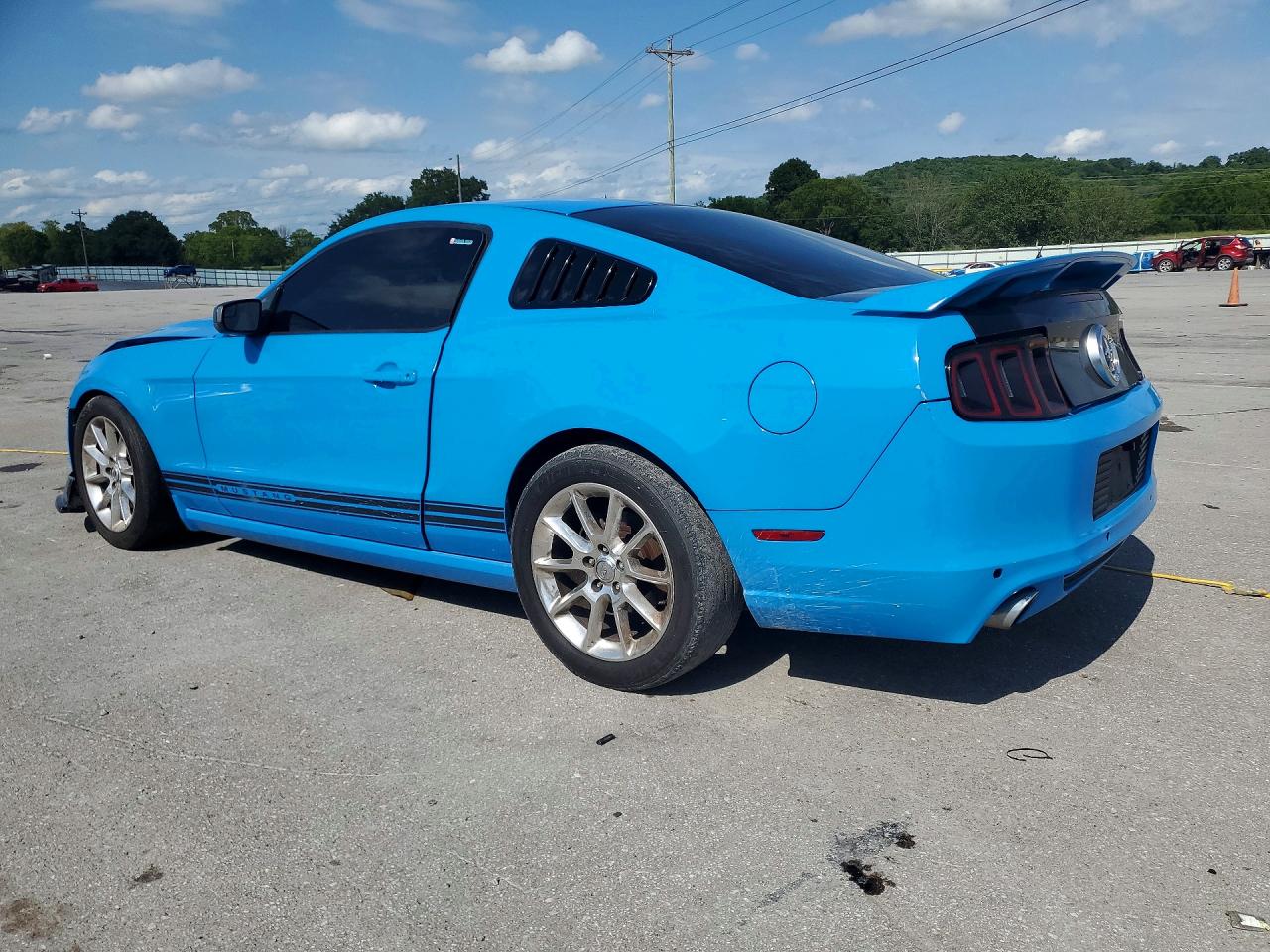 2014 Ford Mustang Blue vin: 1ZVBP8AM0E5245120