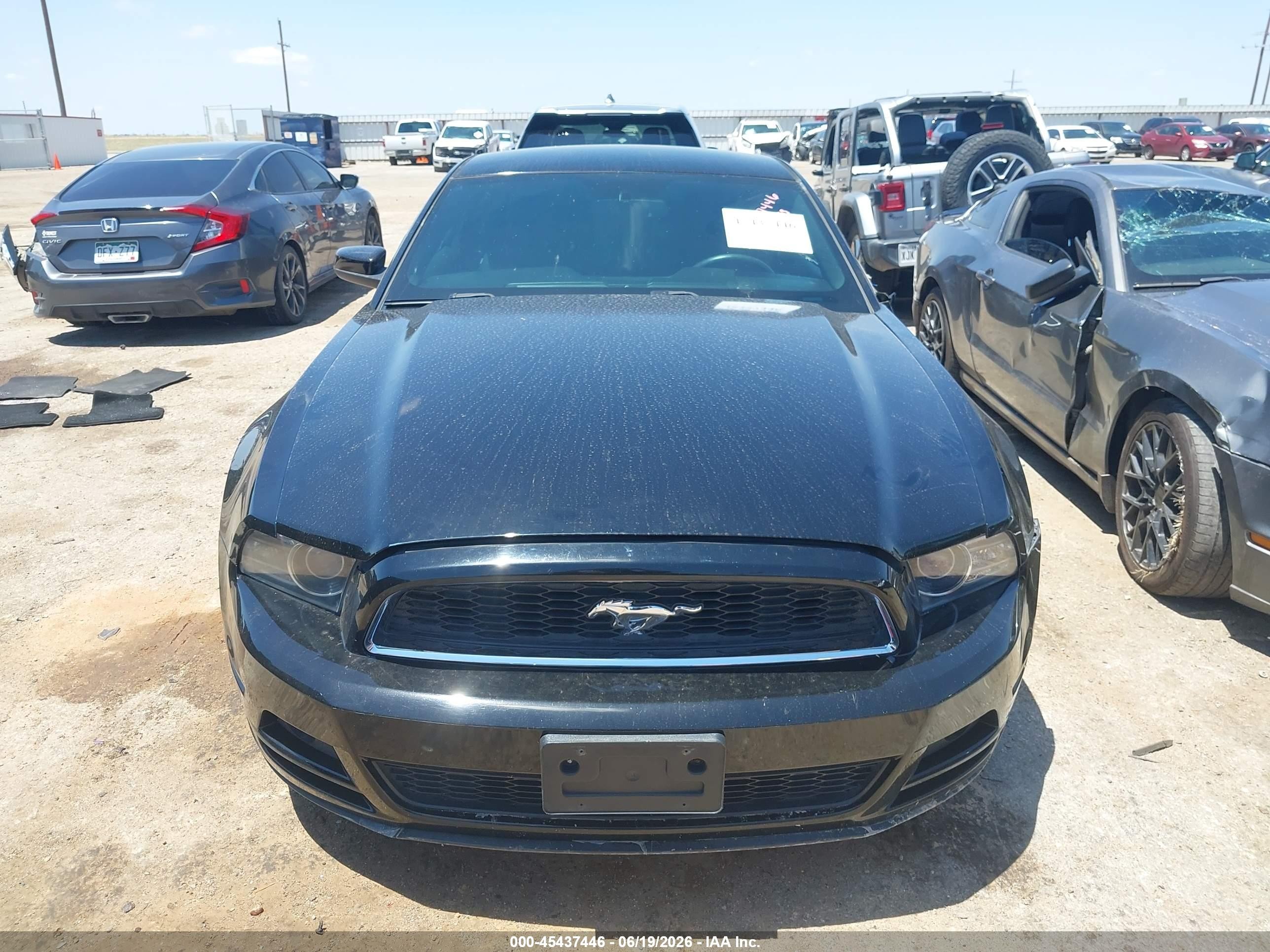 2014 Ford Mustang V6/v6 Premium Black vin: 1ZVBP8AM0E5266274