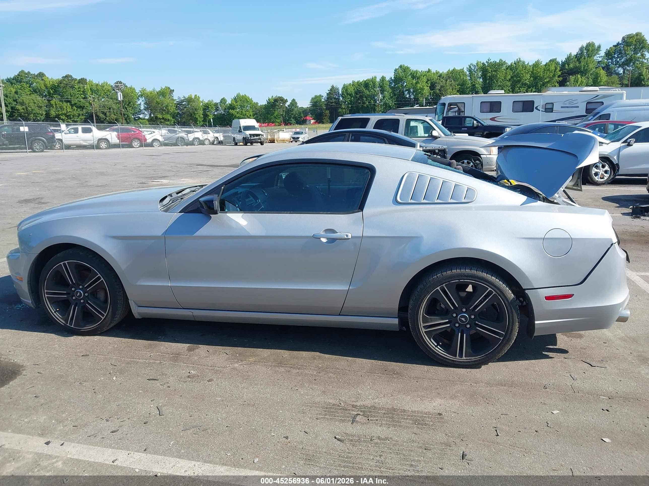 2014 Ford Mustang V6 Серебряный vin: 1ZVBP8AM0E5269417
