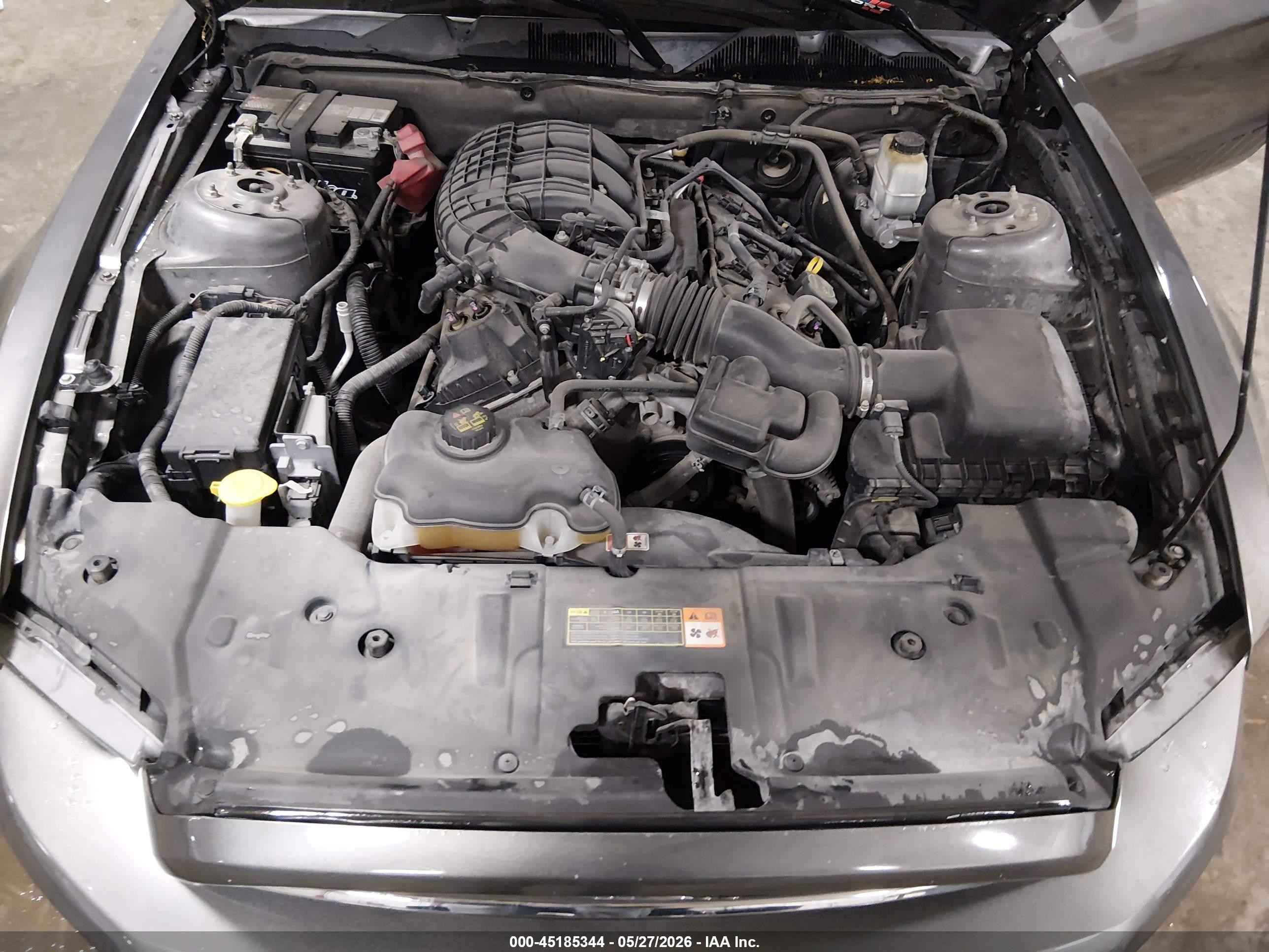 2014 Ford Mustang V6 Gray vin: 1ZVBP8AM0E5281115