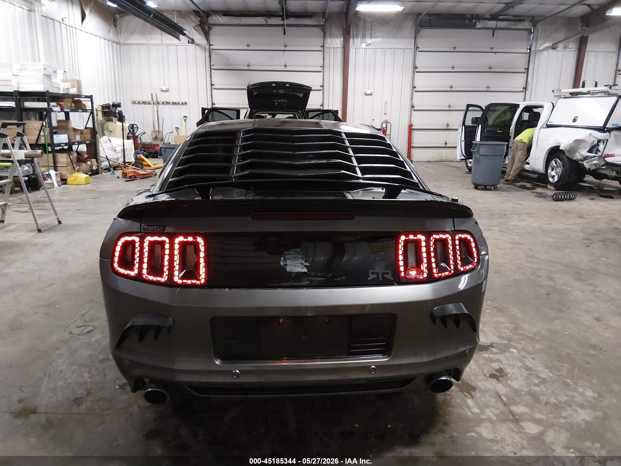 2014 Ford Mustang V6 Gray vin: 1ZVBP8AM0E5281115