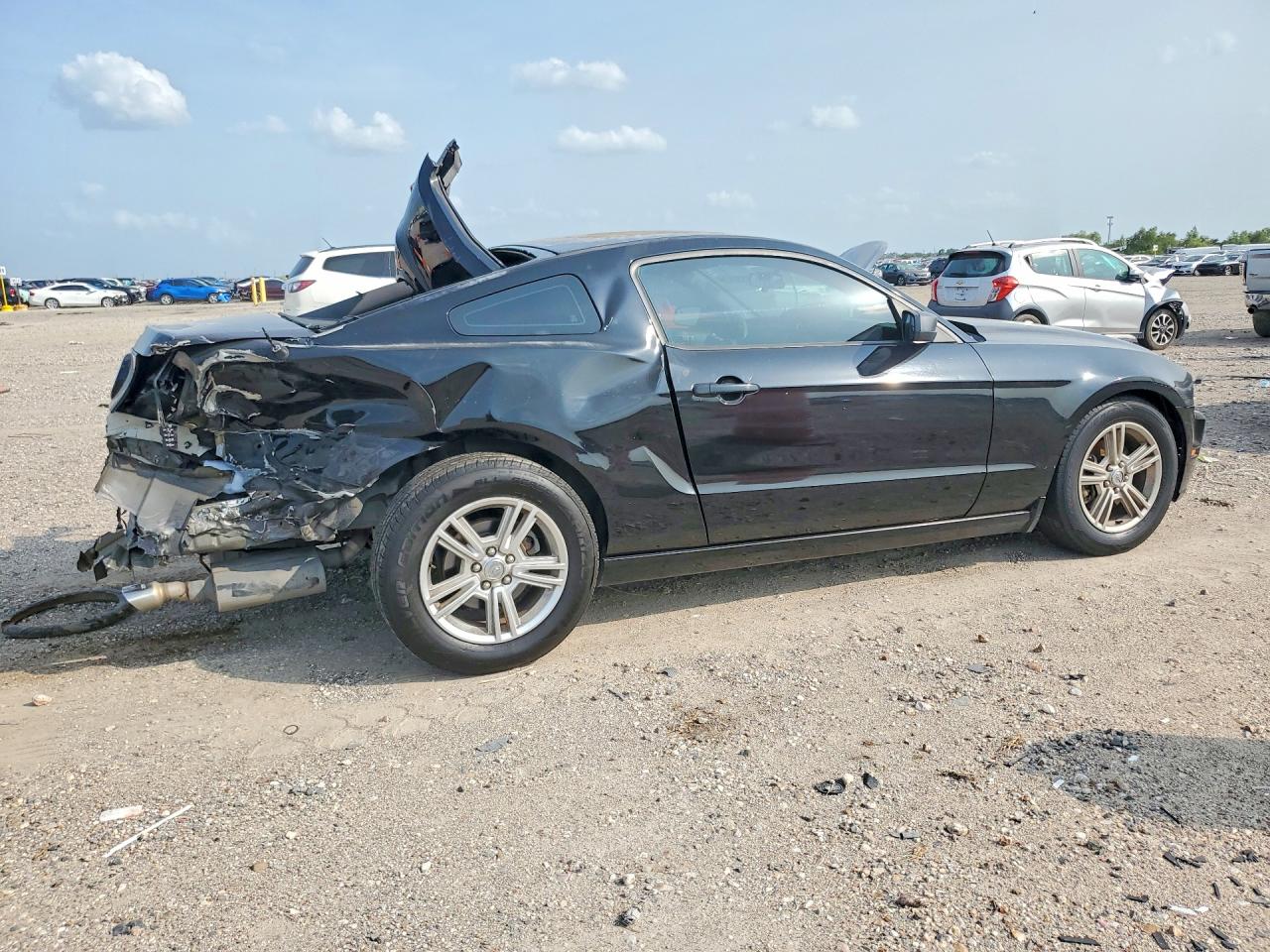 2014 Ford Mustang Black vin: 1ZVBP8AM0E5300911