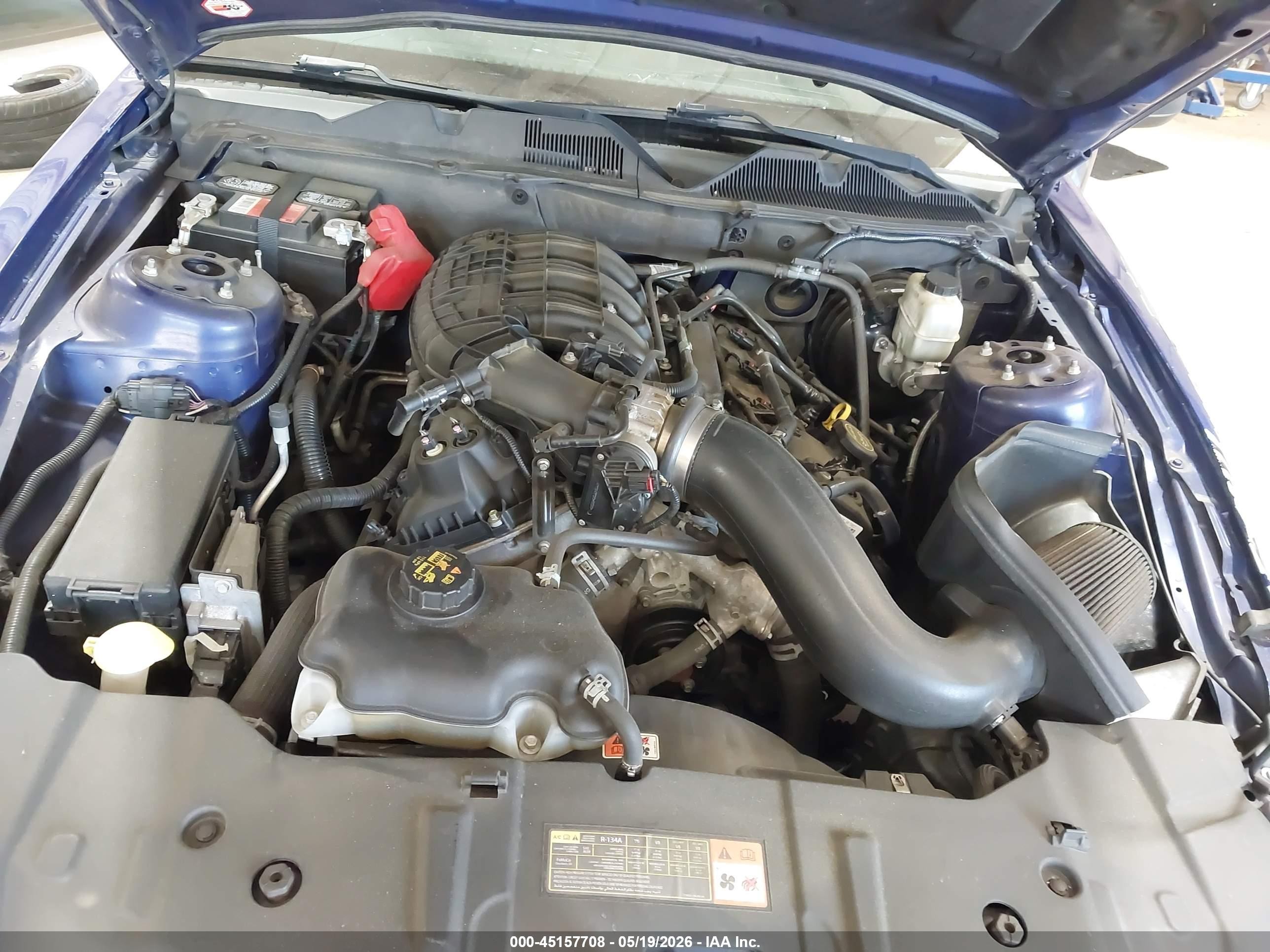 2014 Ford Mustang V6 Blue vin: 1ZVBP8AM0E5324352