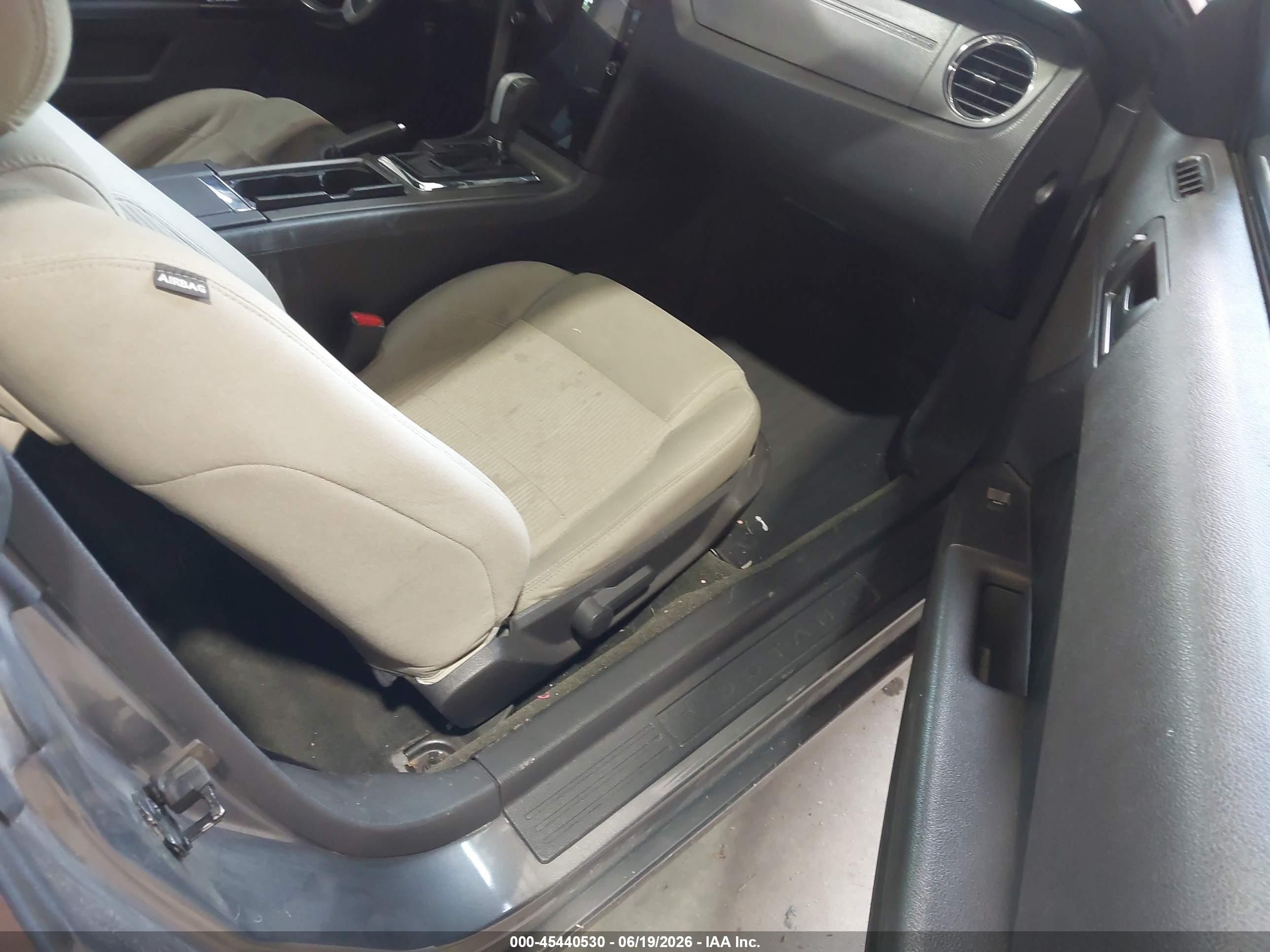 2014 Ford Mustang V6 Gray vin: 1ZVBP8AM0E5324643