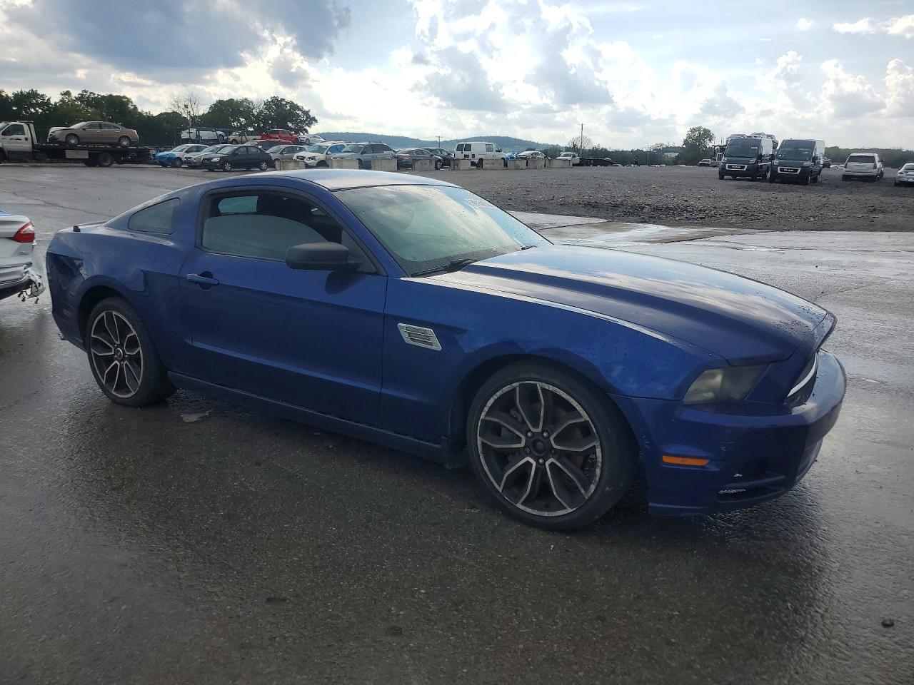 2014 Ford Mustang Blue vin: 1ZVBP8AM0E5325260