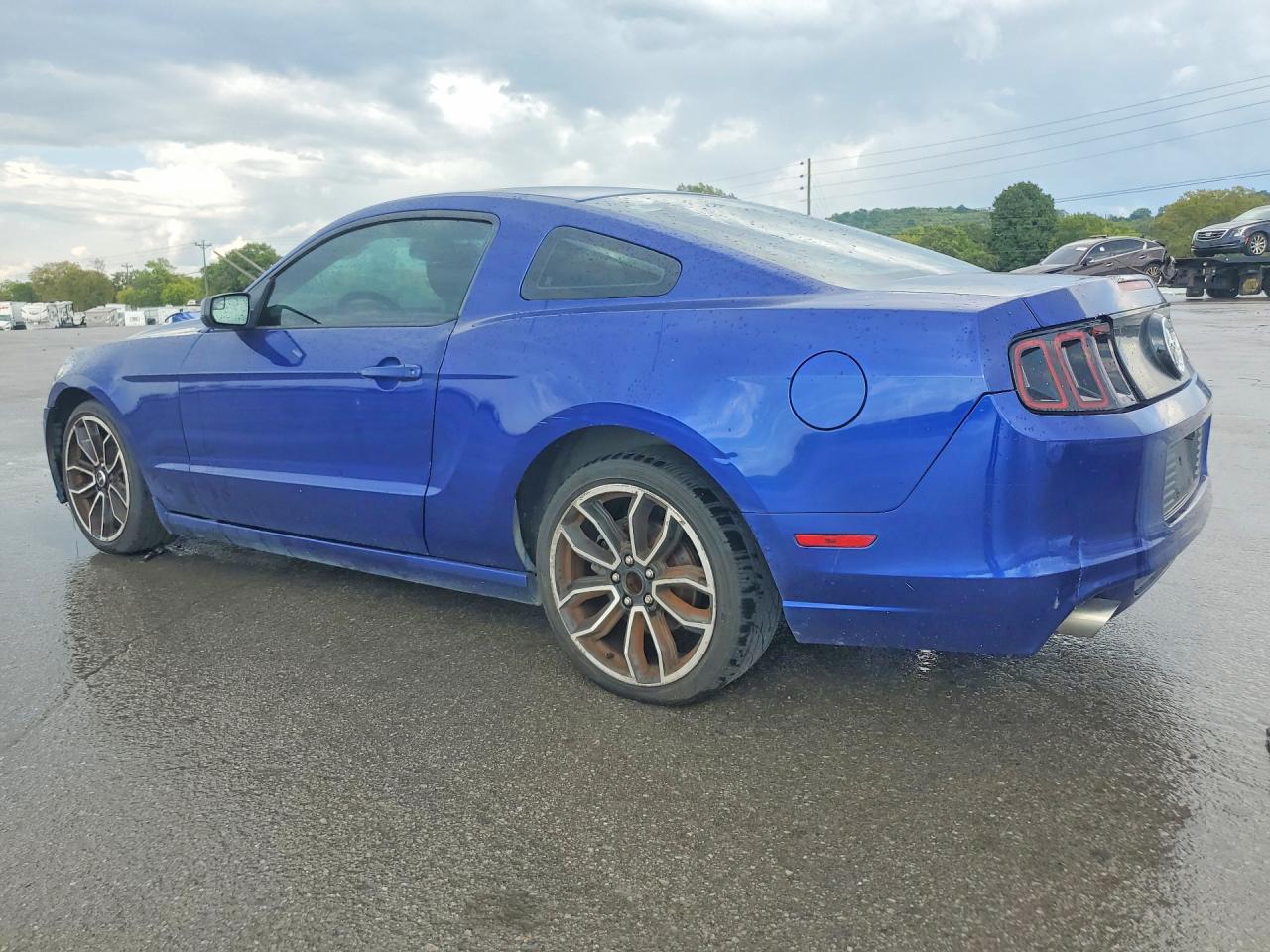 2014 Ford Mustang Blue vin: 1ZVBP8AM0E5325260