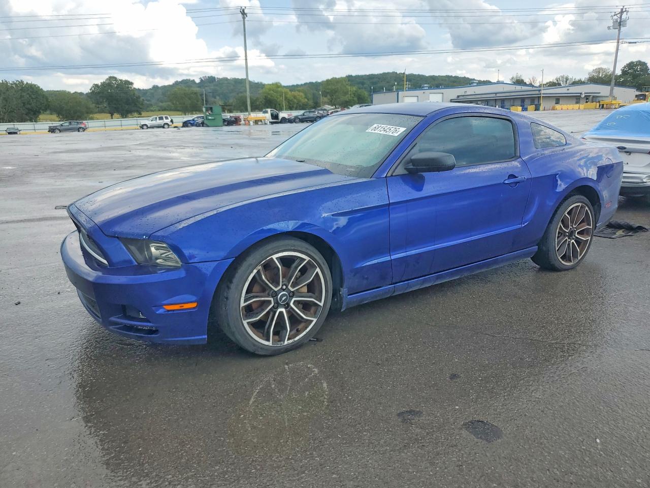 2014 Ford Mustang Blue vin: 1ZVBP8AM0E5325260