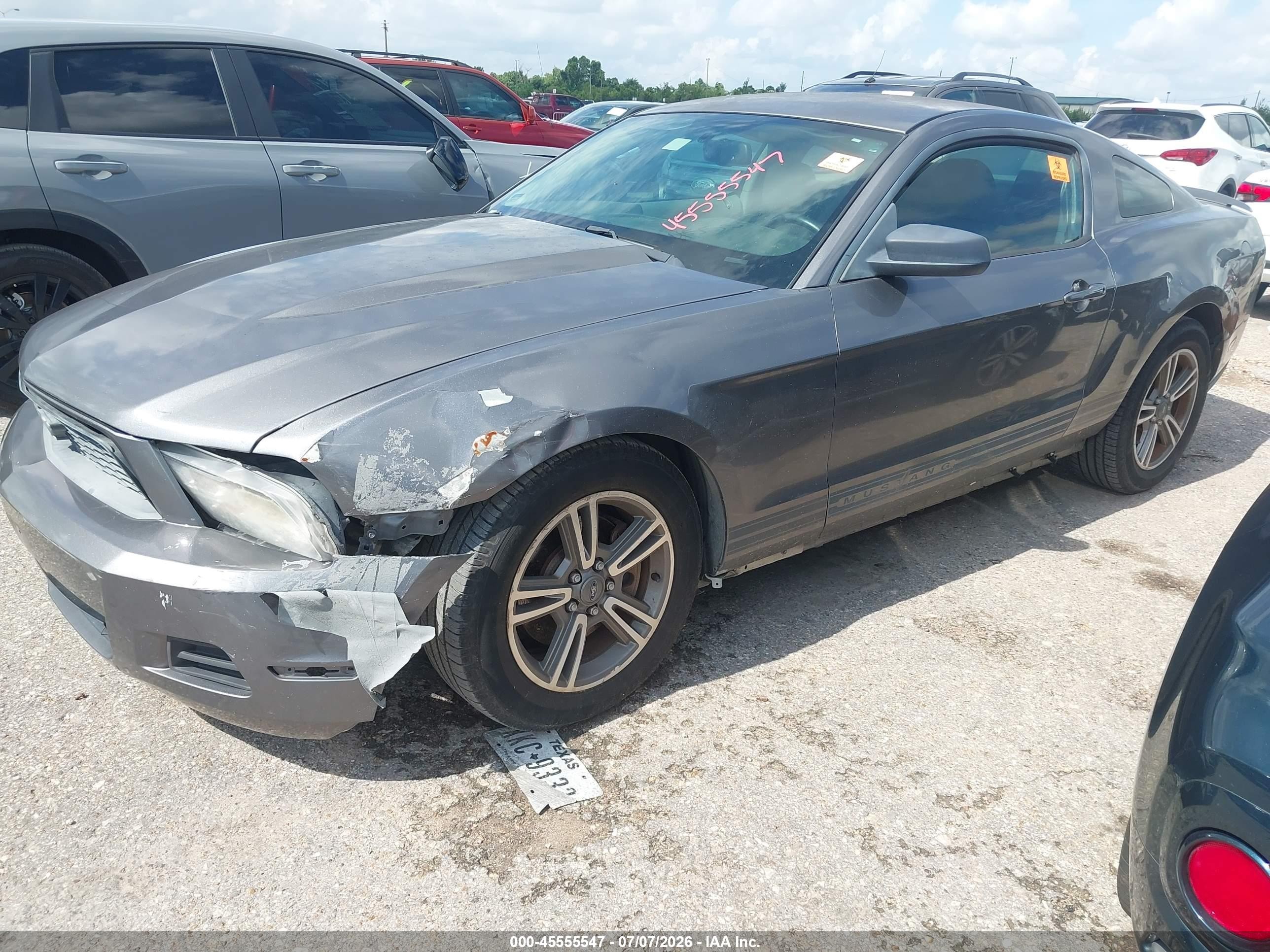 2011 Ford Mustang V6/v6 Premium Gray vin: 1ZVBP8AM1B5111390