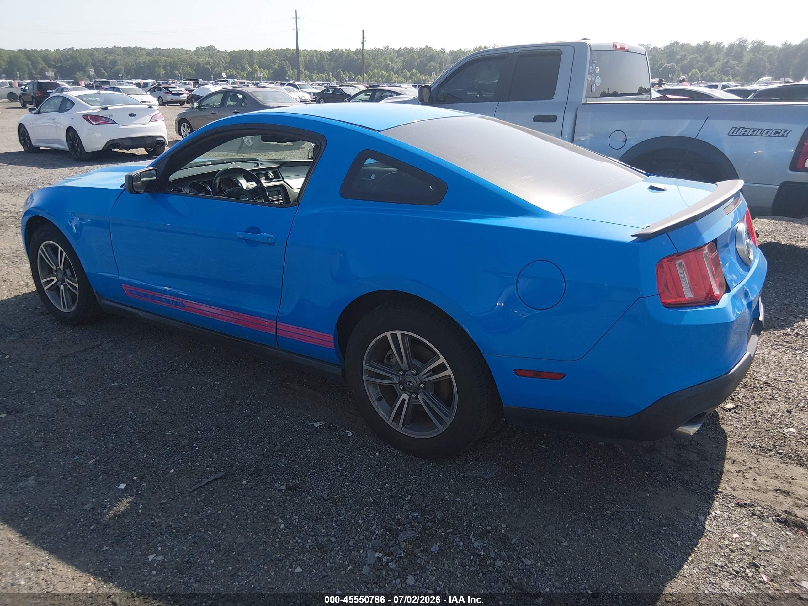 2011 Ford Mustang V6/v6 Premium Blue vin: 1ZVBP8AM1B5120753