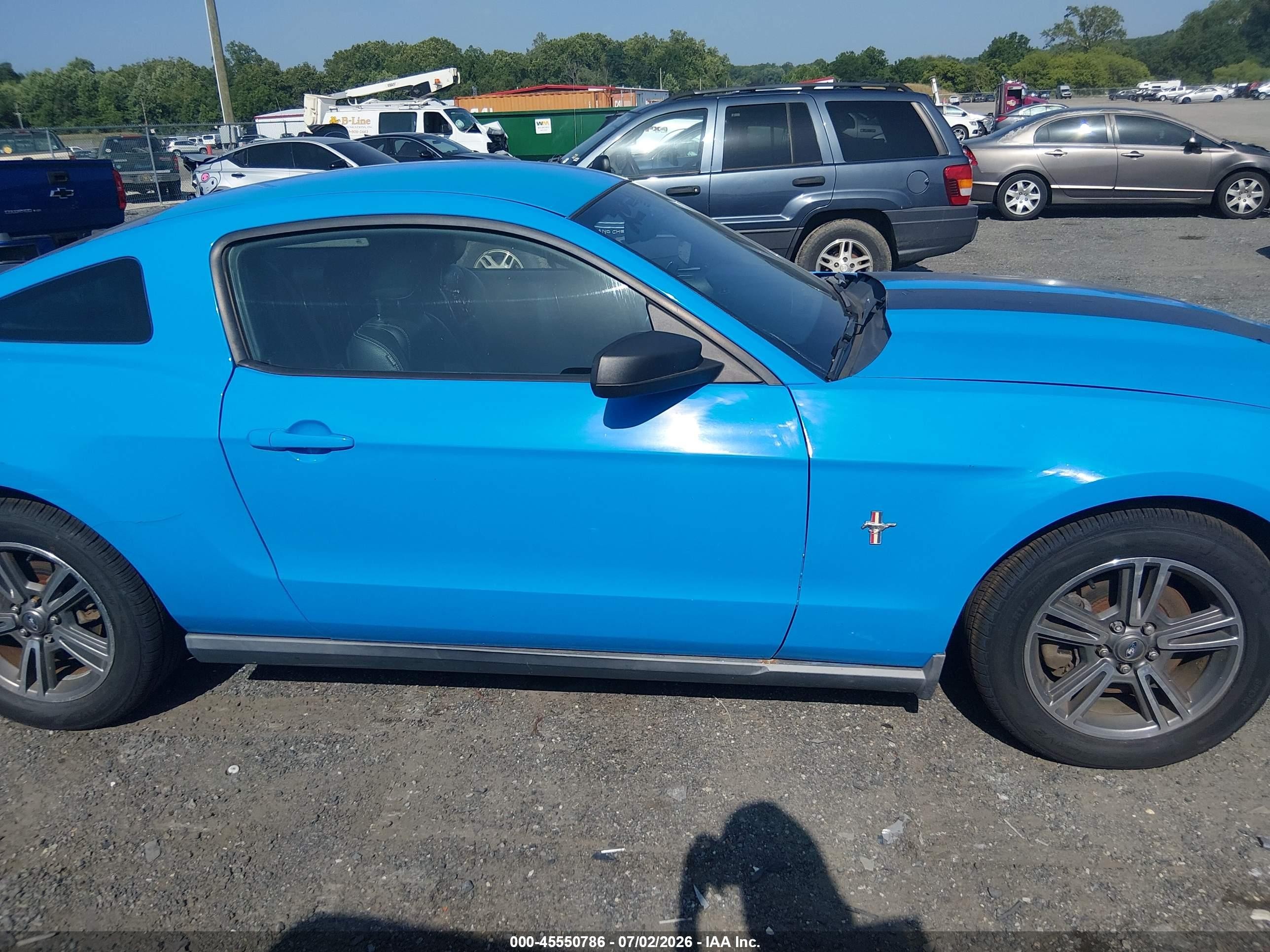 2011 Ford Mustang V6/v6 Premium Blue vin: 1ZVBP8AM1B5120753