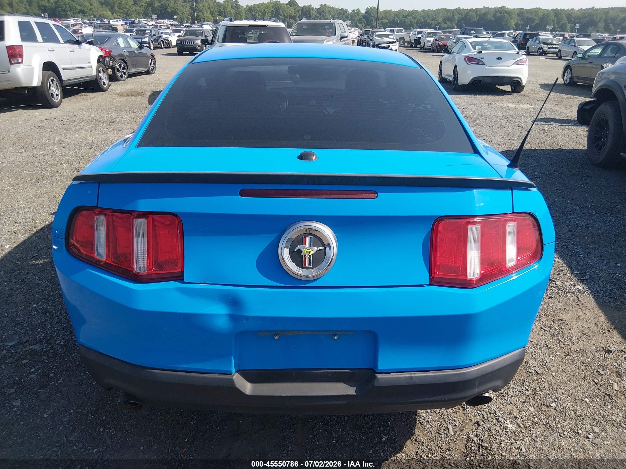 2011 Ford Mustang V6/v6 Premium Blue vin: 1ZVBP8AM1B5120753