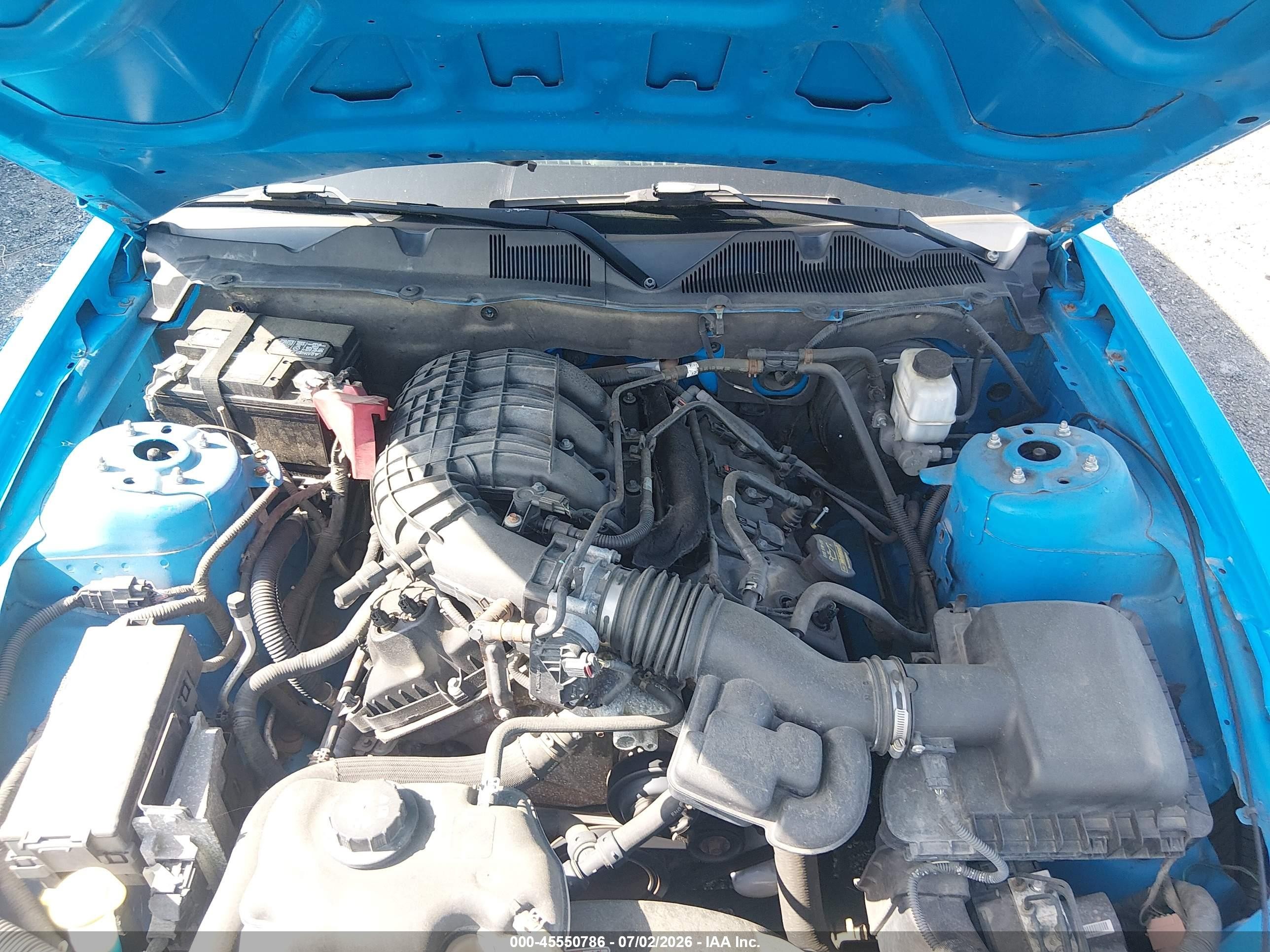 2011 Ford Mustang V6/v6 Premium Blue vin: 1ZVBP8AM1B5120753