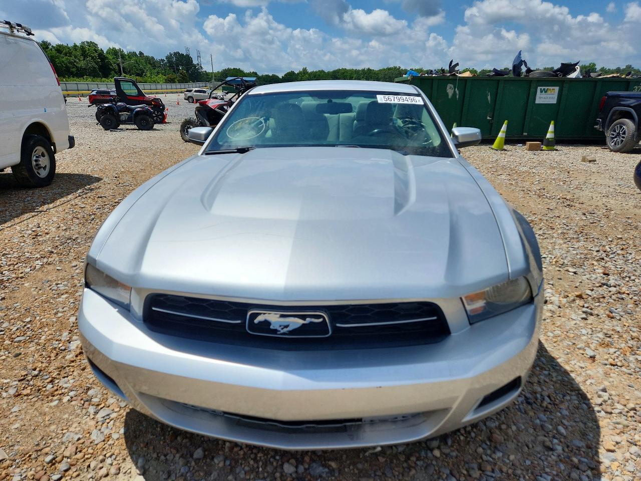 2011 Ford Mustang Silver vin: 1ZVBP8AM1B5121790