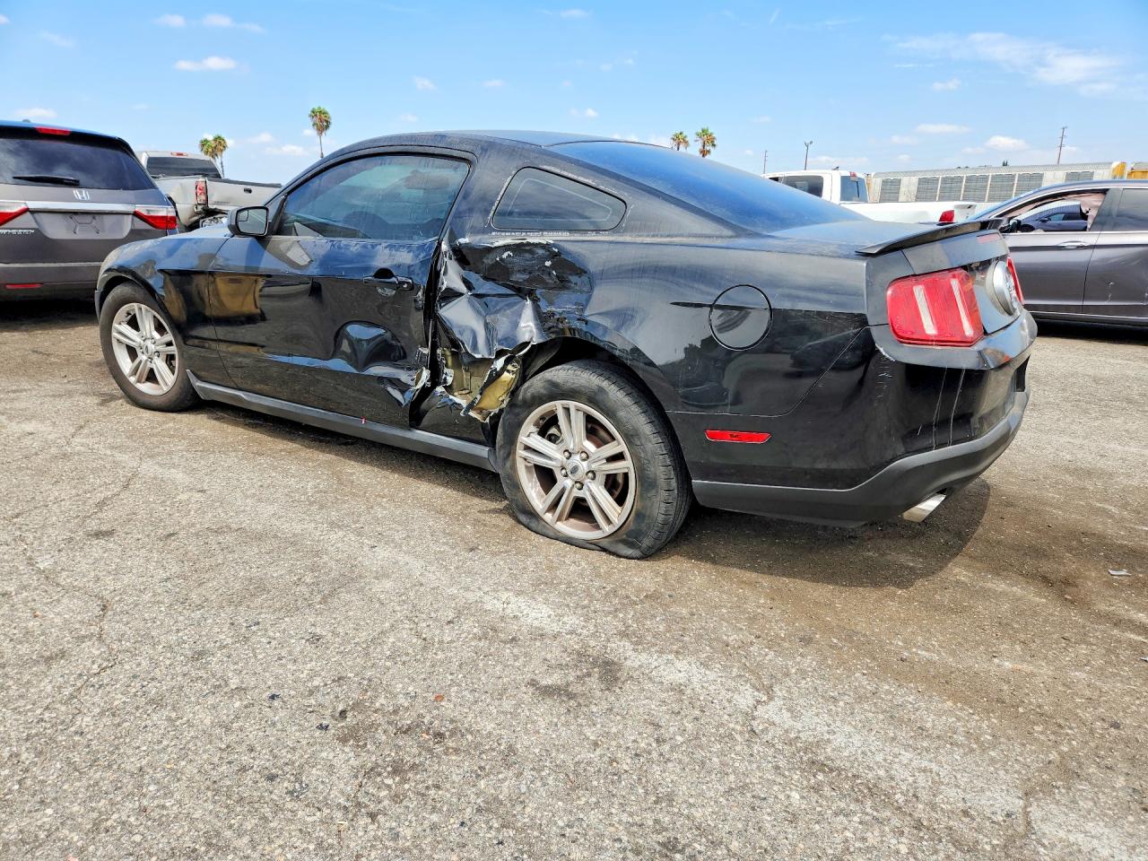 2011 Ford Mustang Black vin: 1ZVBP8AM1B5125998
