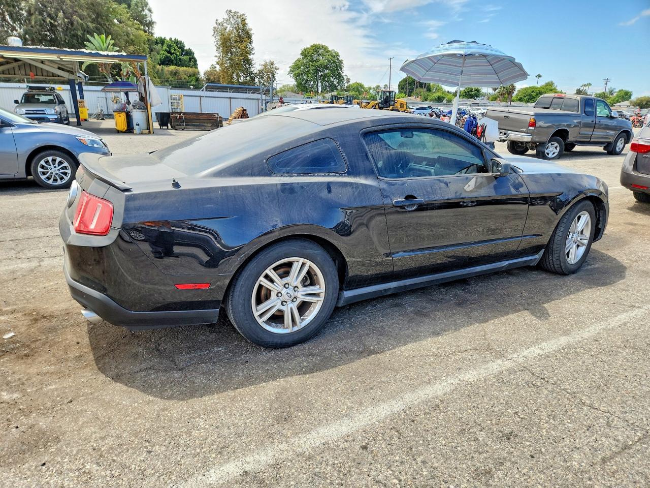 2011 Ford Mustang Black vin: 1ZVBP8AM1B5125998