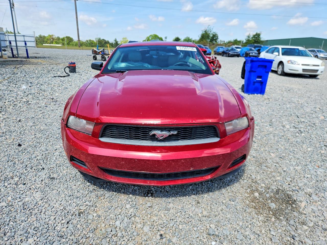 2011 Ford Mustang Красный vin: 1ZVBP8AM1B5133048