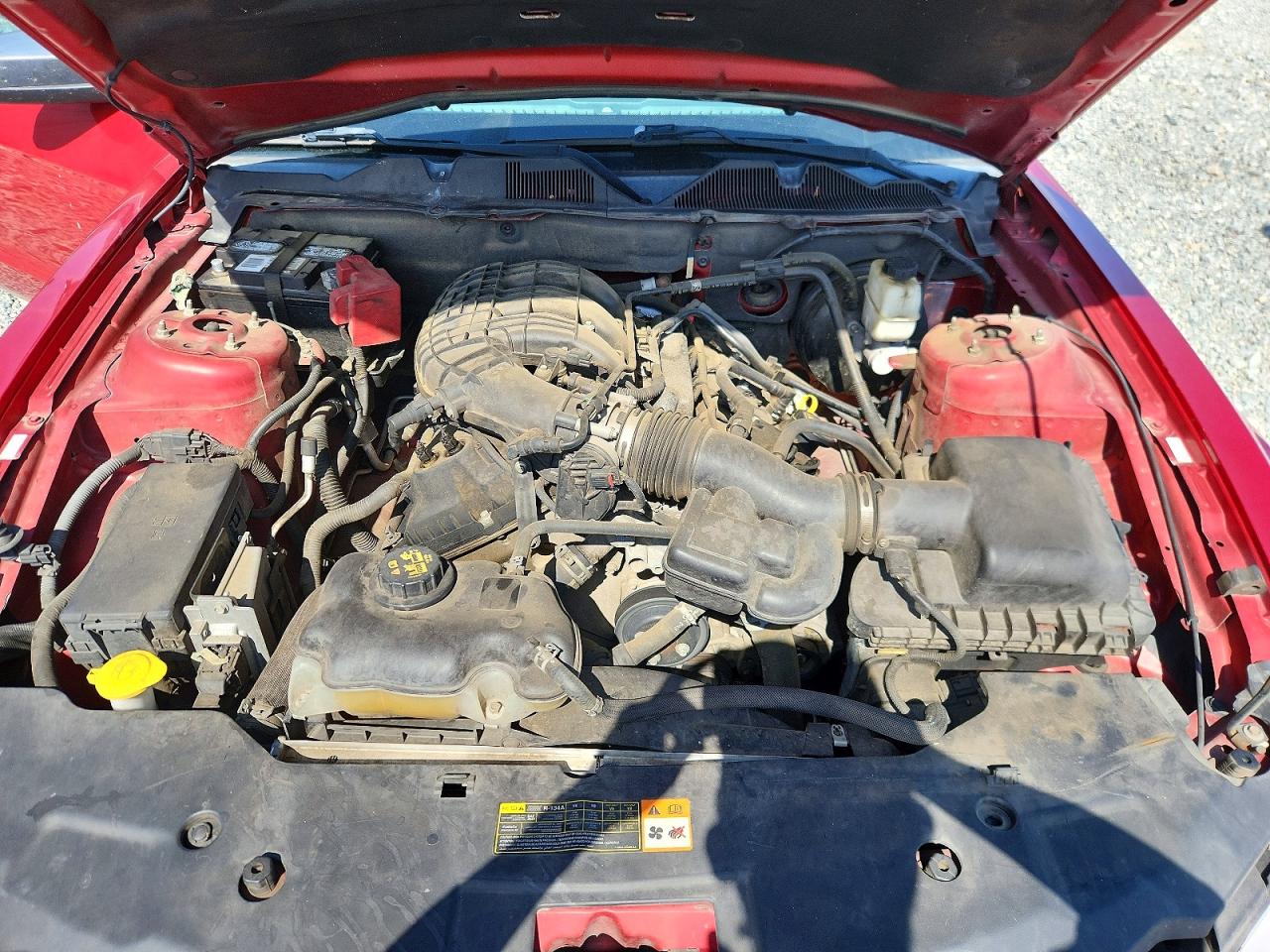 2011 Ford Mustang Красный vin: 1ZVBP8AM1B5133048
