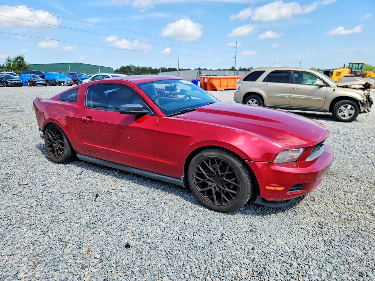 2011 Ford Mustang Красный vin: 1ZVBP8AM1B5133048