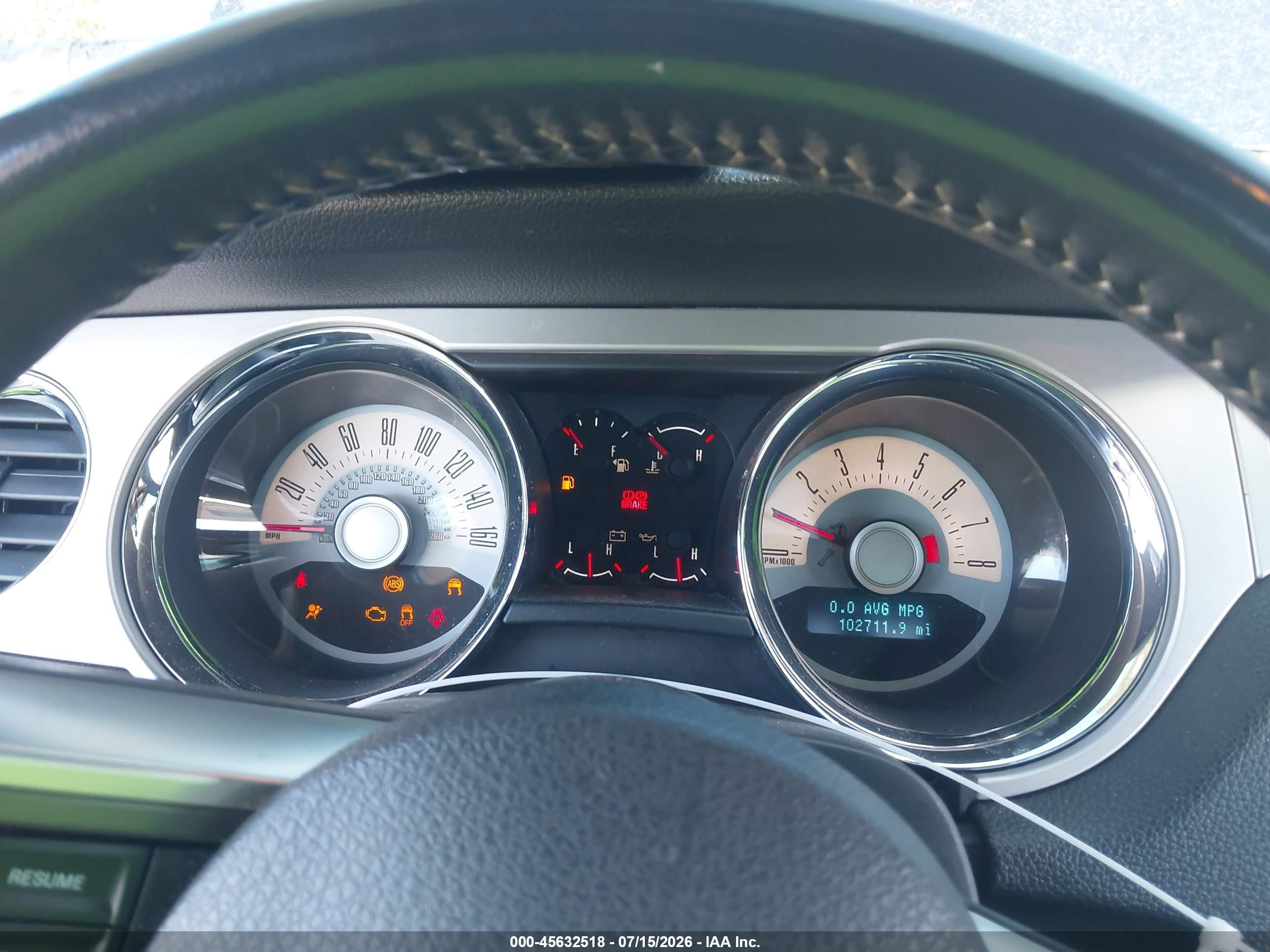 2011 Ford Mustang V6 Premium Blue vin: 1ZVBP8AM1B5169516
