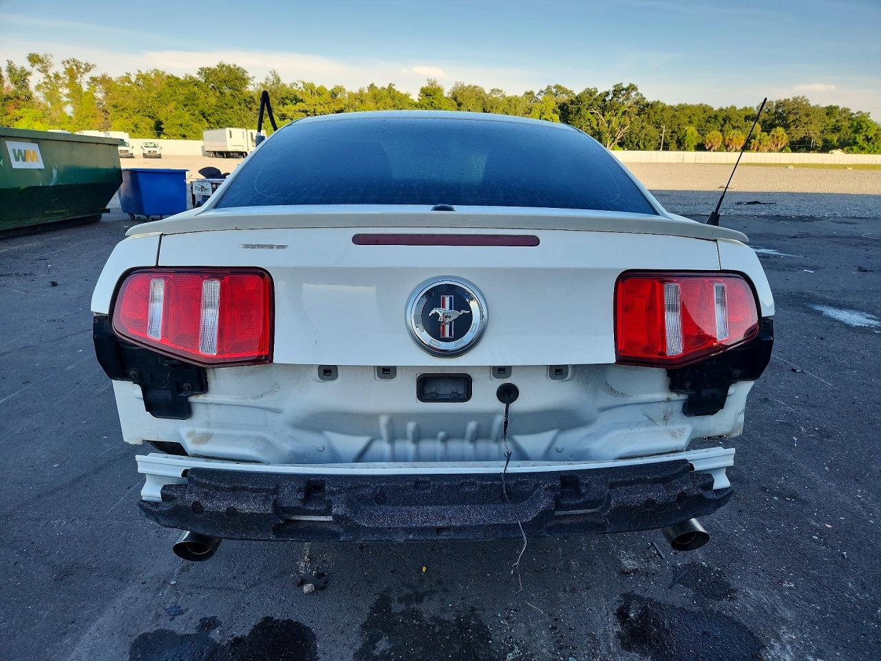 2012 Ford Mustang Белый vin: 1ZVBP8AM1C5200314