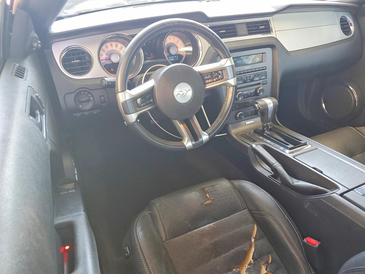 2012 Ford Mustang Черный vin: 1ZVBP8AM1C5205996