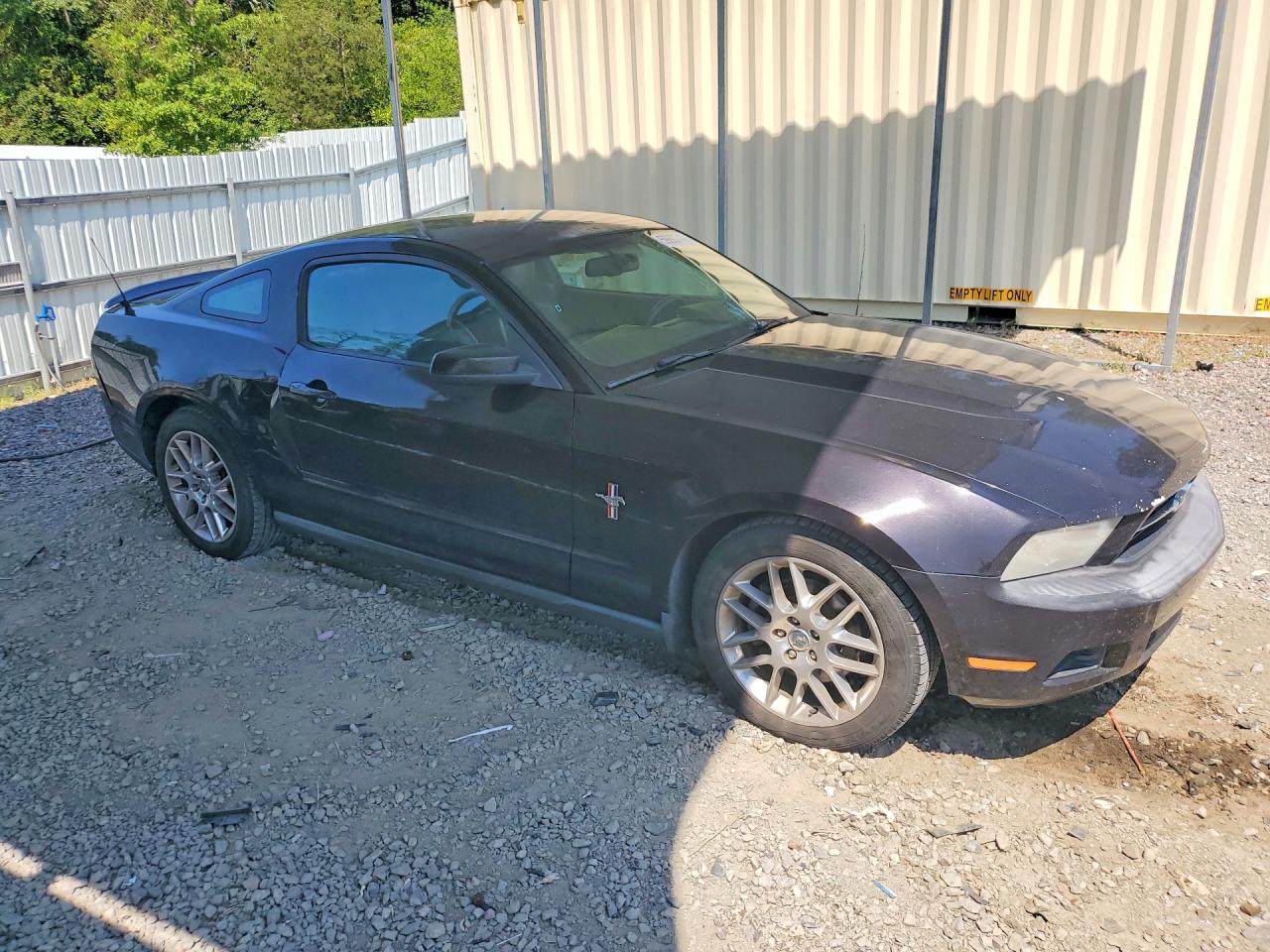 2012 Ford Mustang Черный vin: 1ZVBP8AM1C5205996