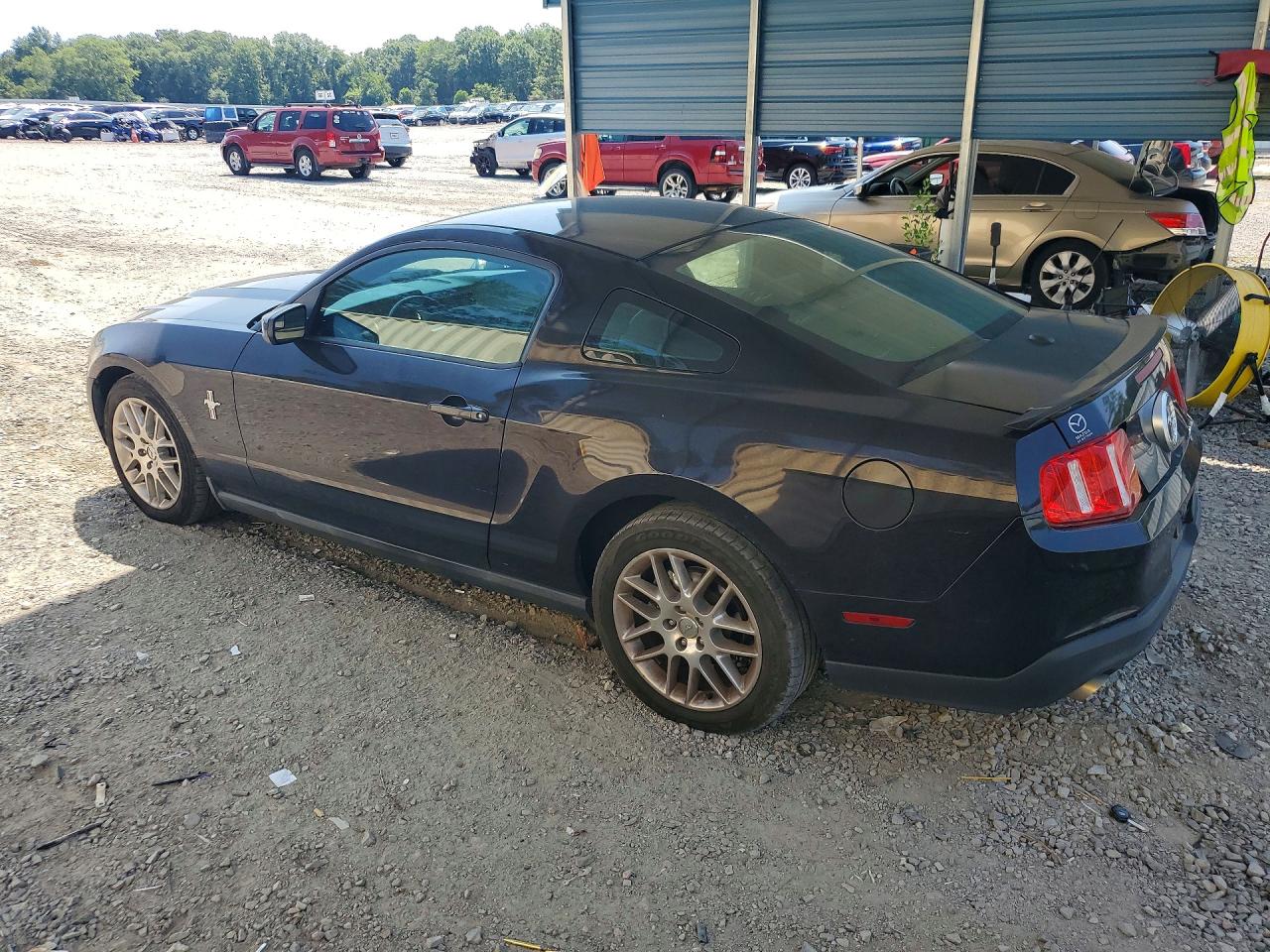 2012 Ford Mustang Черный vin: 1ZVBP8AM1C5205996