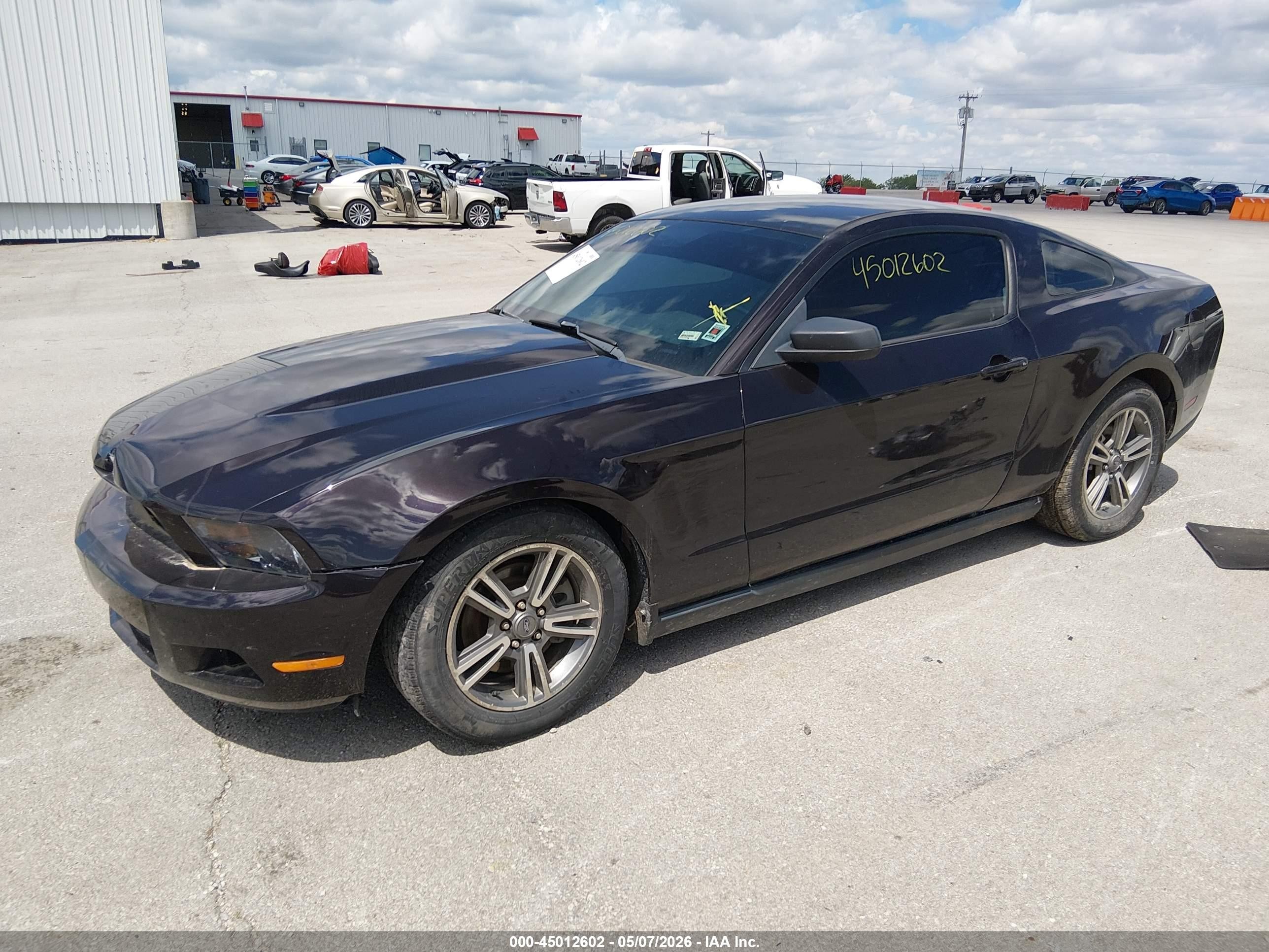 2012 Ford Mustang V6 Premium Black vin: 1ZVBP8AM1C5207232