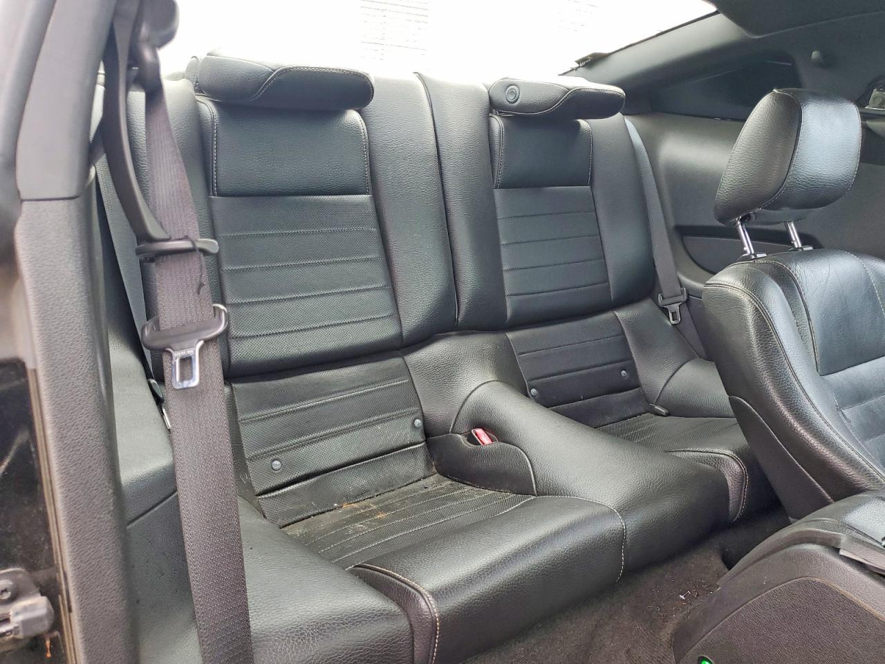 2012 Ford Mustang Black vin: 1ZVBP8AM1C5223494