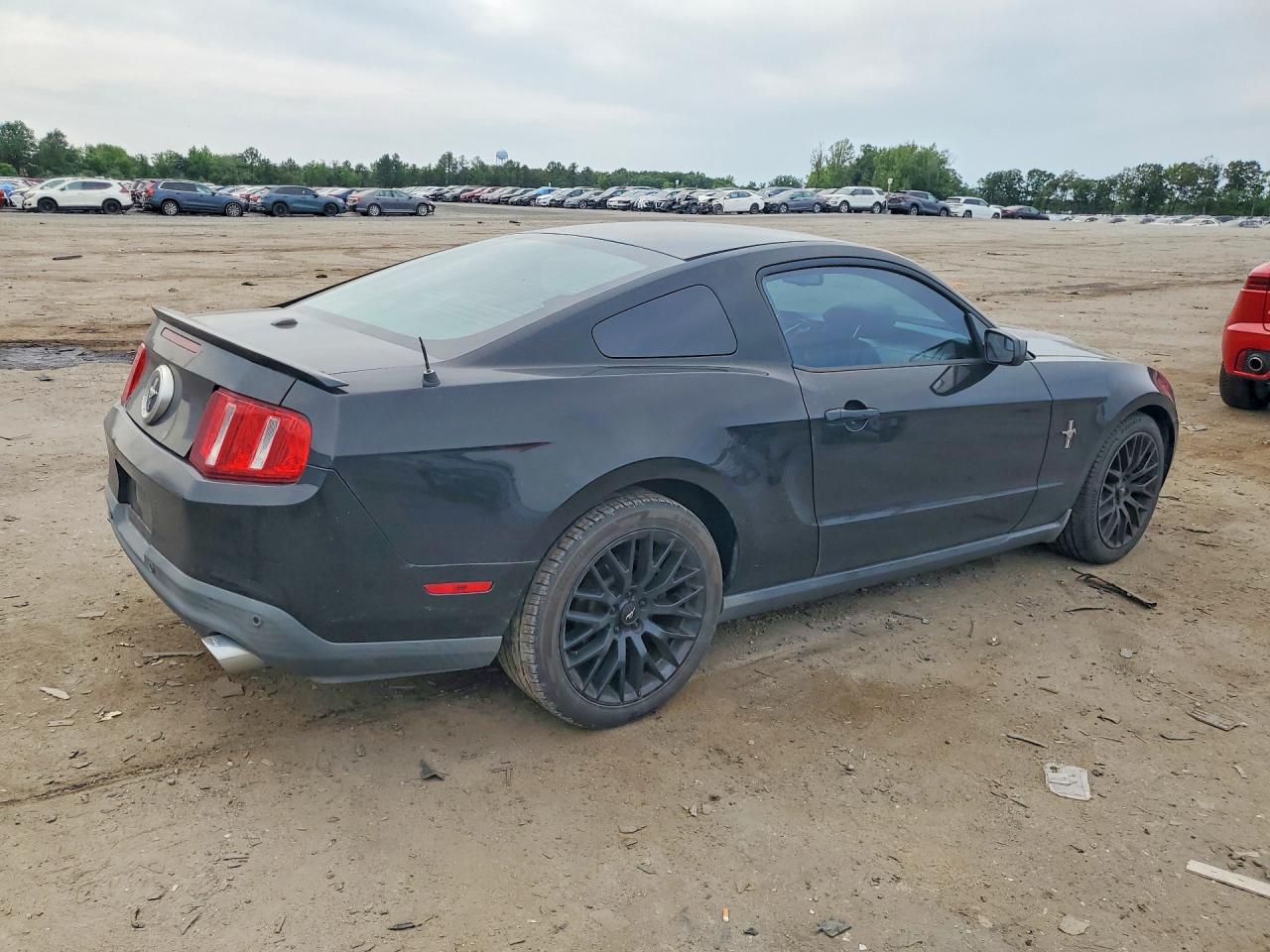 2012 Ford Mustang Black vin: 1ZVBP8AM1C5223494