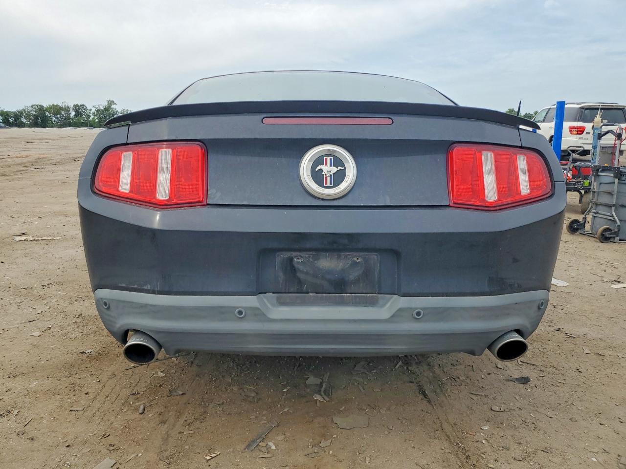 2012 Ford Mustang Black vin: 1ZVBP8AM1C5223494