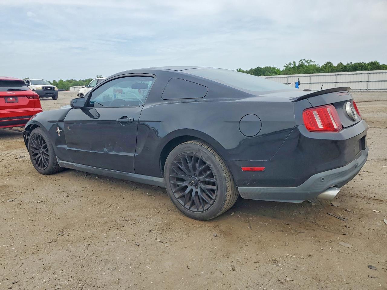 2012 Ford Mustang Black vin: 1ZVBP8AM1C5223494