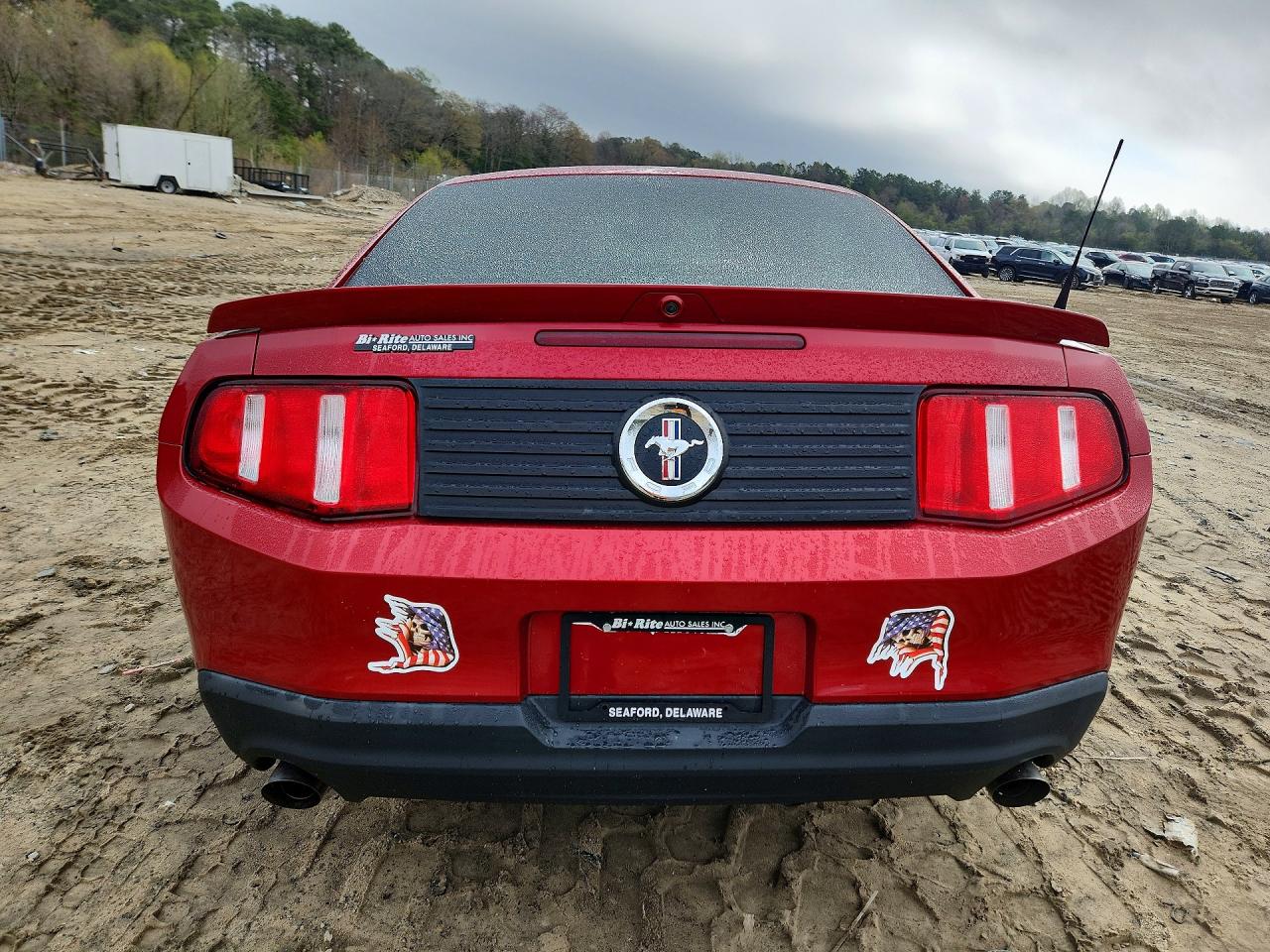 2012 Ford Mustang Red vin: 1ZVBP8AM1C5225679