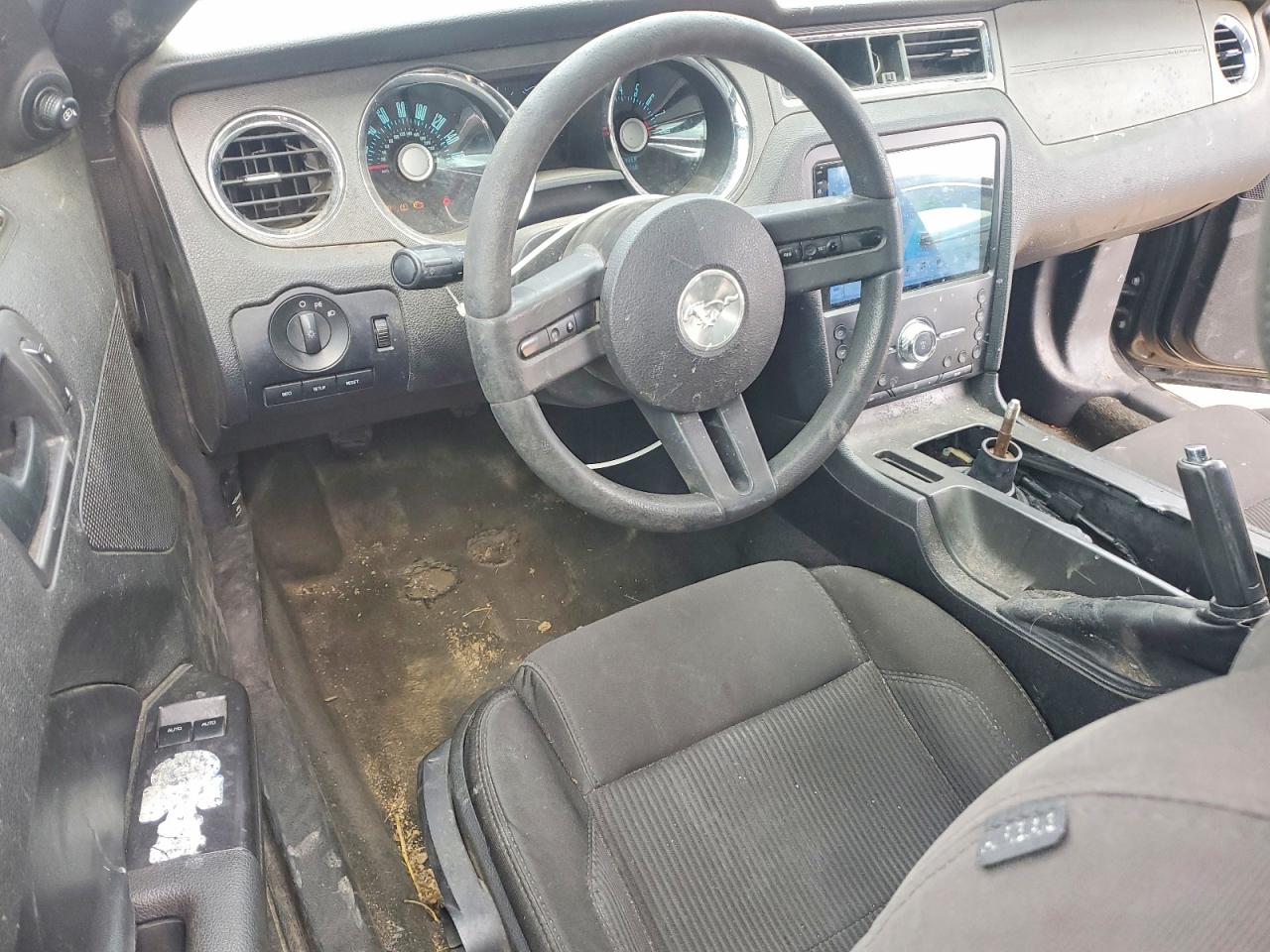 2012 Ford Mustang Черный vin: 1ZVBP8AM1C5246645