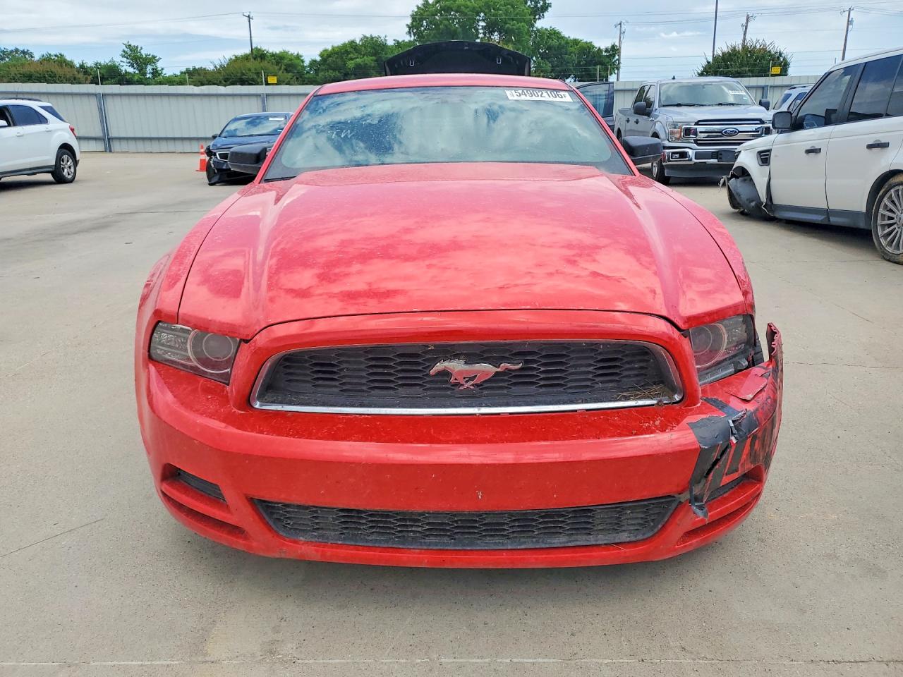 2013 Ford Mustang Красный vin: 1ZVBP8AM1D5227739