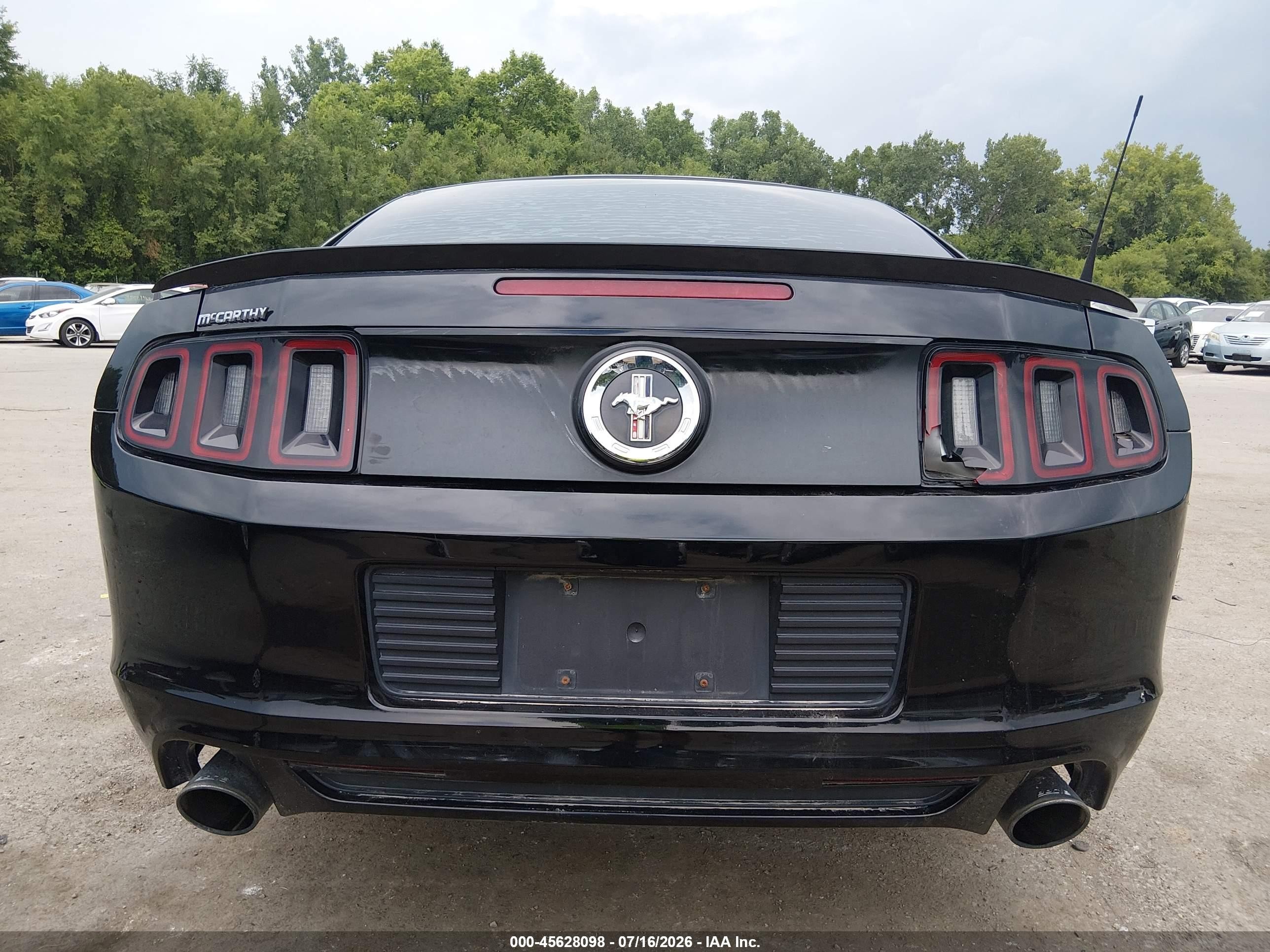2013 Ford Mustang V6/v6 Premium Black vin: 1ZVBP8AM1D5257453