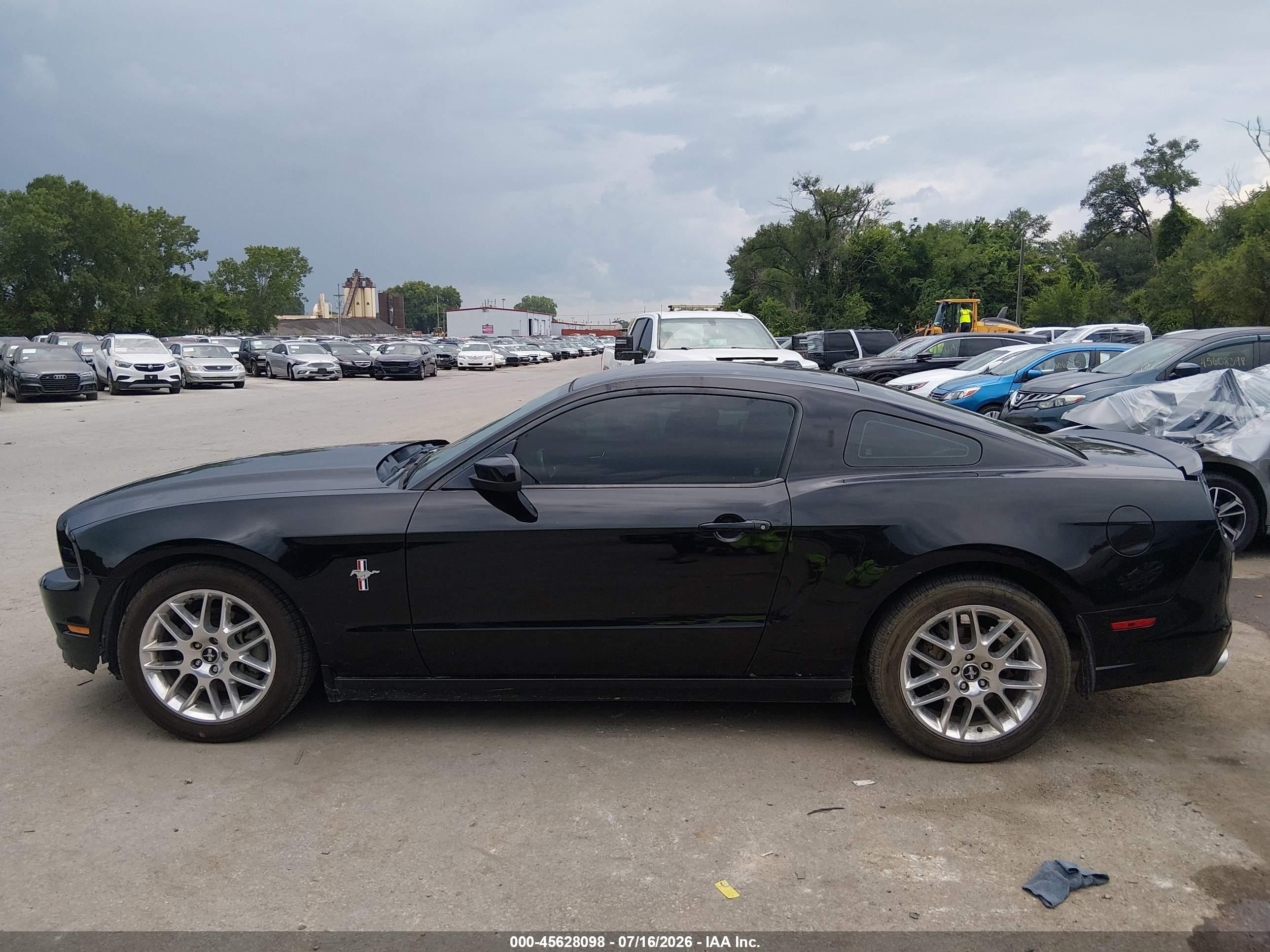 2013 Ford Mustang V6/v6 Premium Black vin: 1ZVBP8AM1D5257453