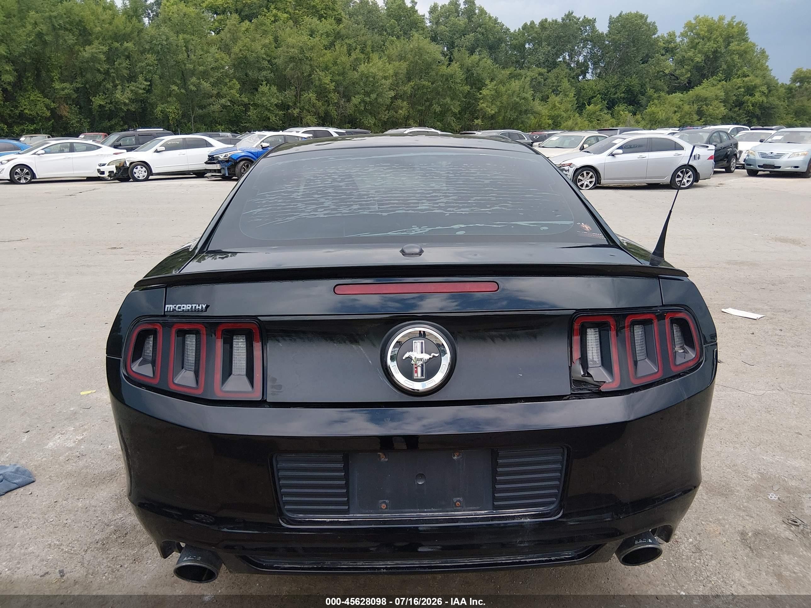2013 Ford Mustang V6/v6 Premium Black vin: 1ZVBP8AM1D5257453