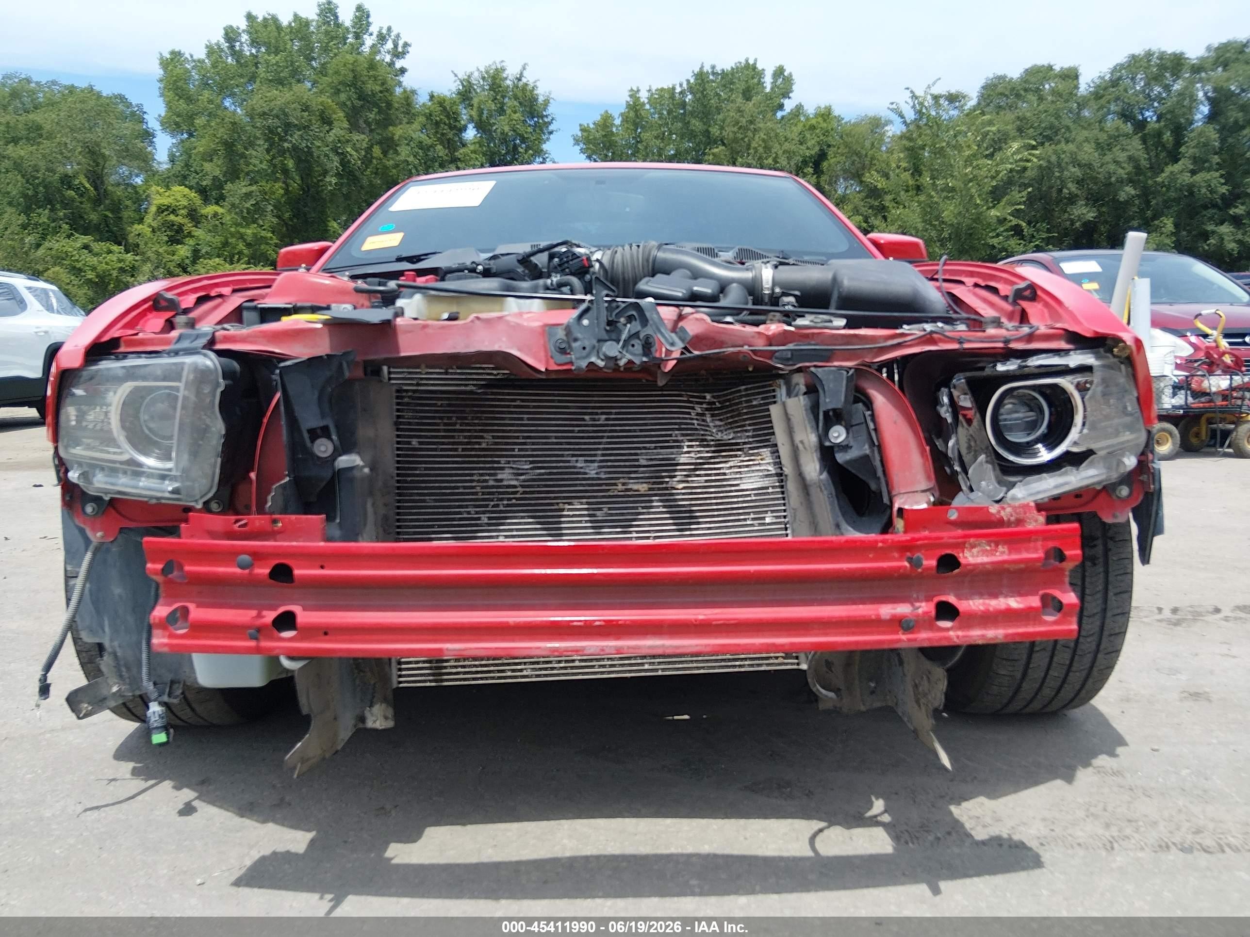 2013 Ford Mustang V6 Premium Красный vin: 1ZVBP8AM1D5259347