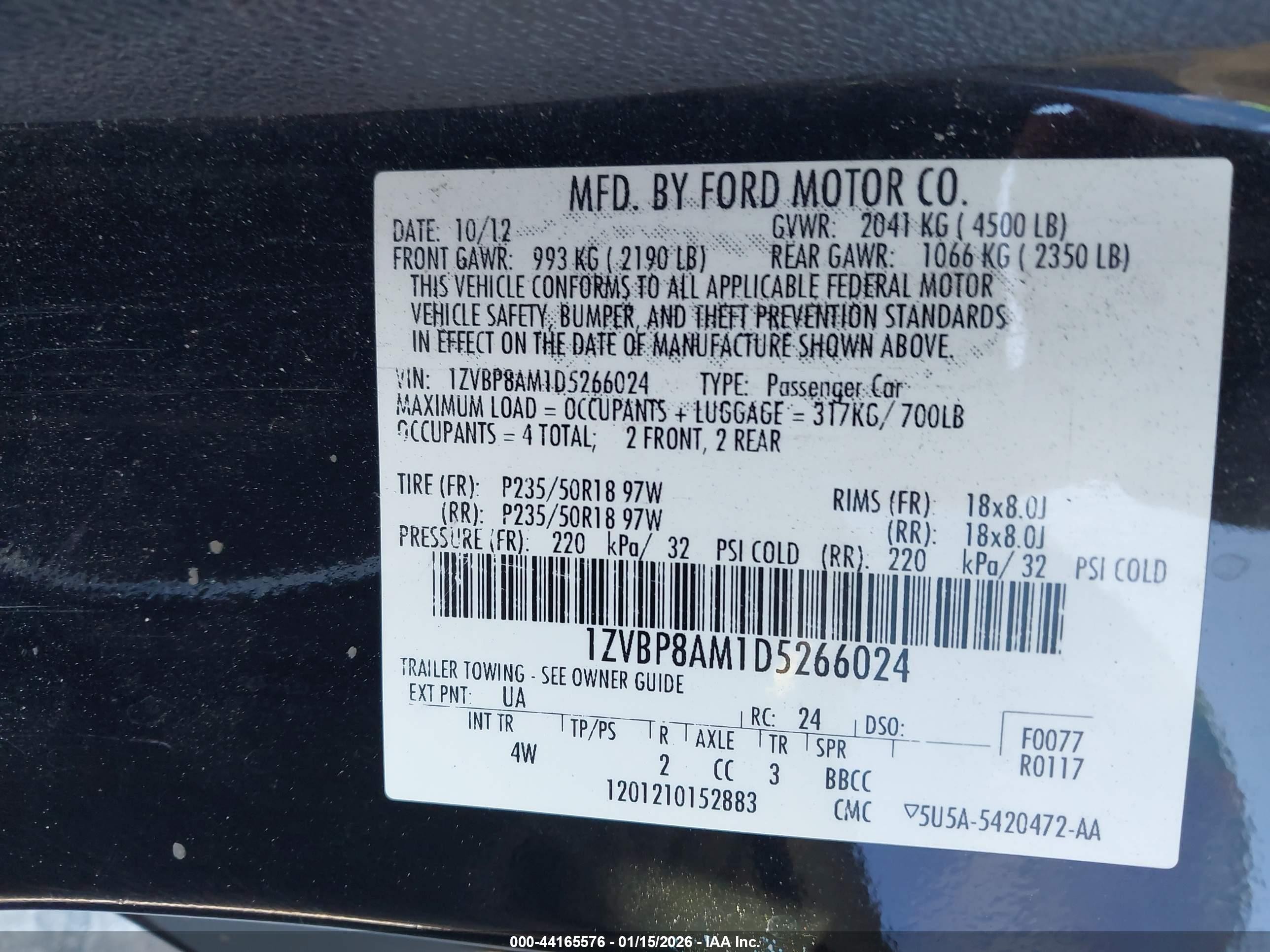 2013 Ford Mustang V6 Premium Black vin: 1ZVBP8AM1D5266024