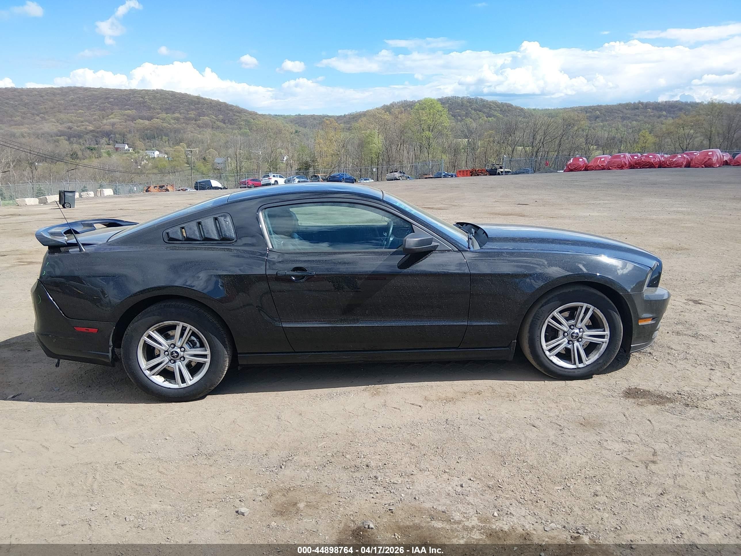 2013 Ford Mustang V6 Black vin: 1ZVBP8AM1D5280750